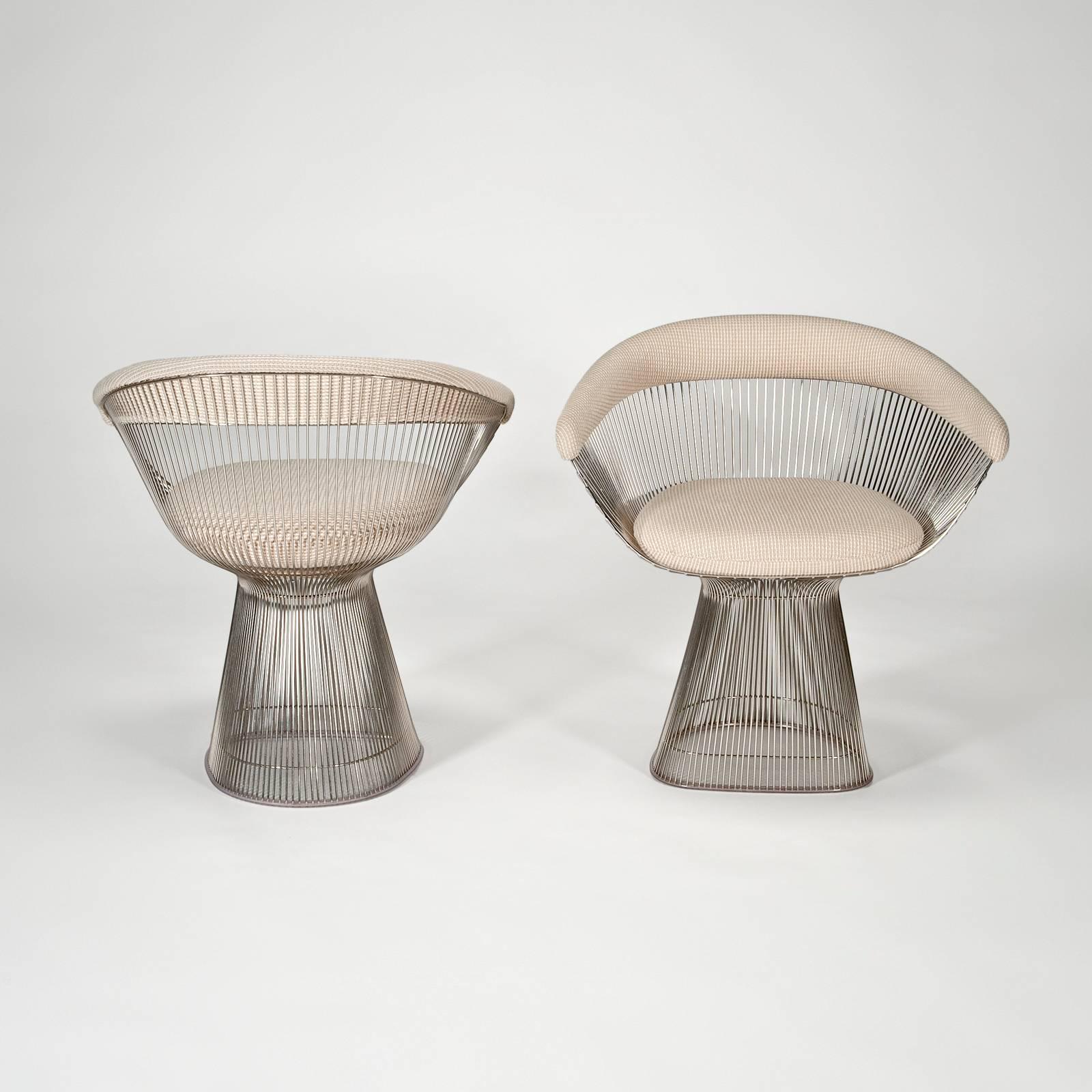 American Platner Dining Table and Six Chairs by Warren Platner for Knoll
