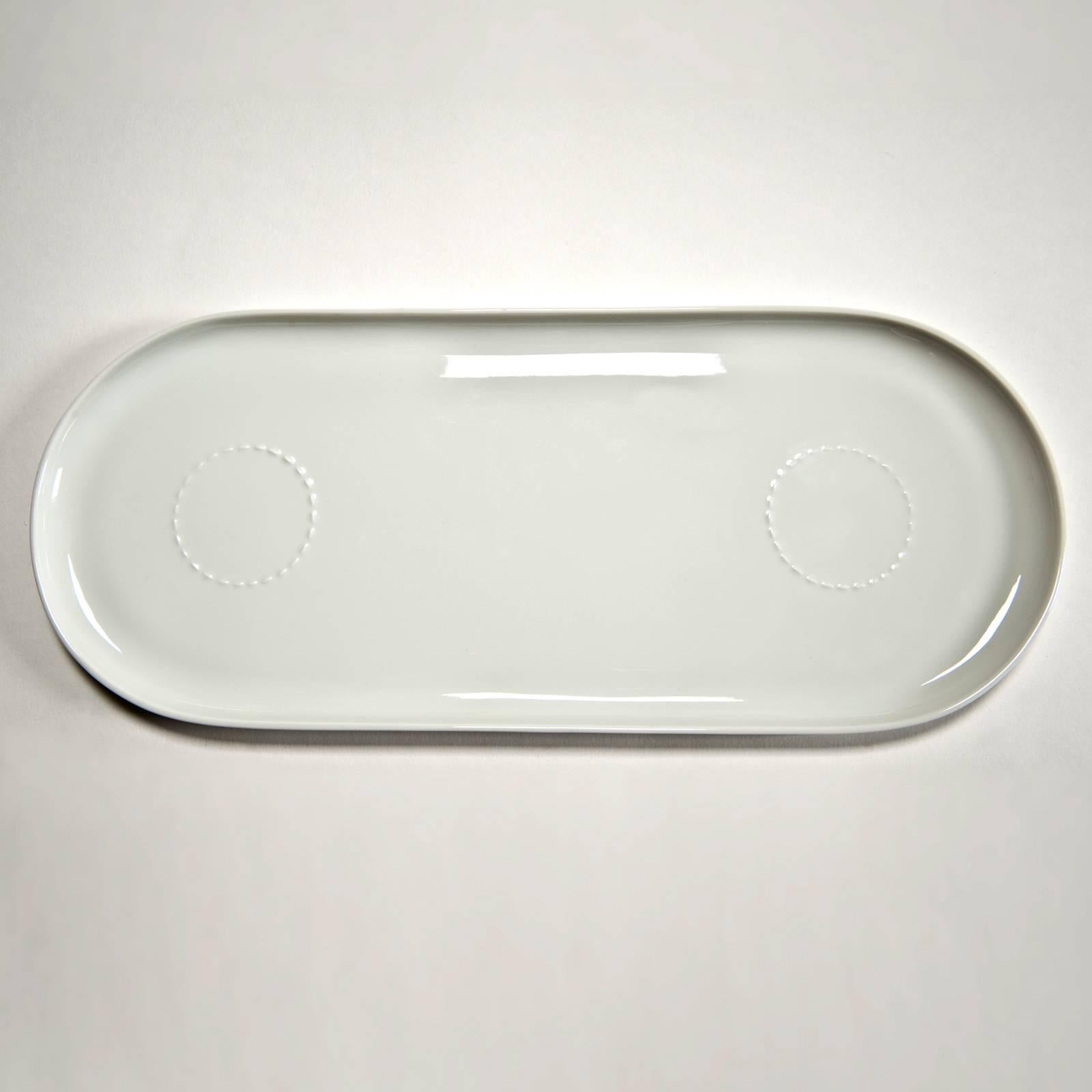Seam Tea Service from the Haute Couture Series by Konstantin Grcic In Excellent Condition For Sale In Denton, MD