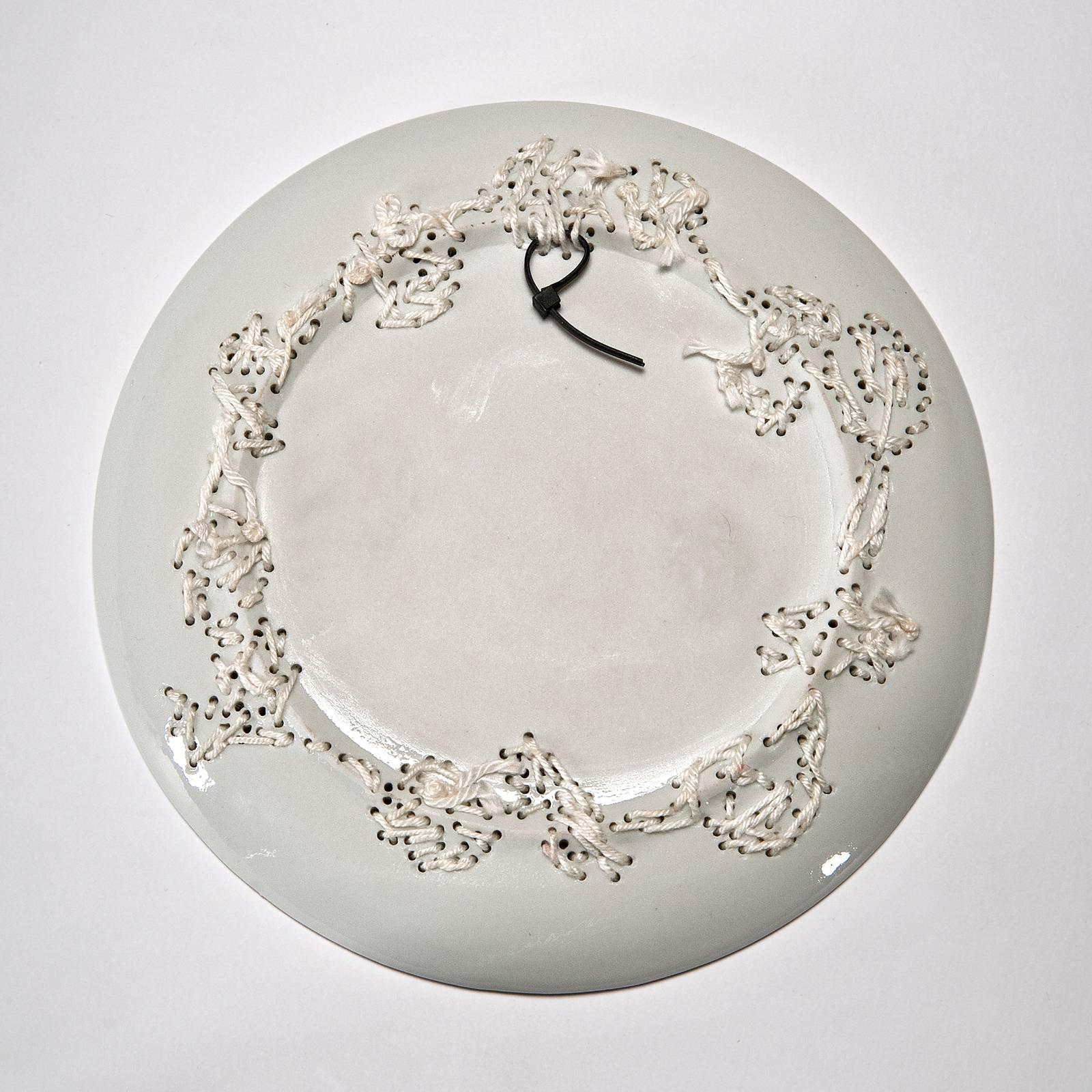 embroidered plates