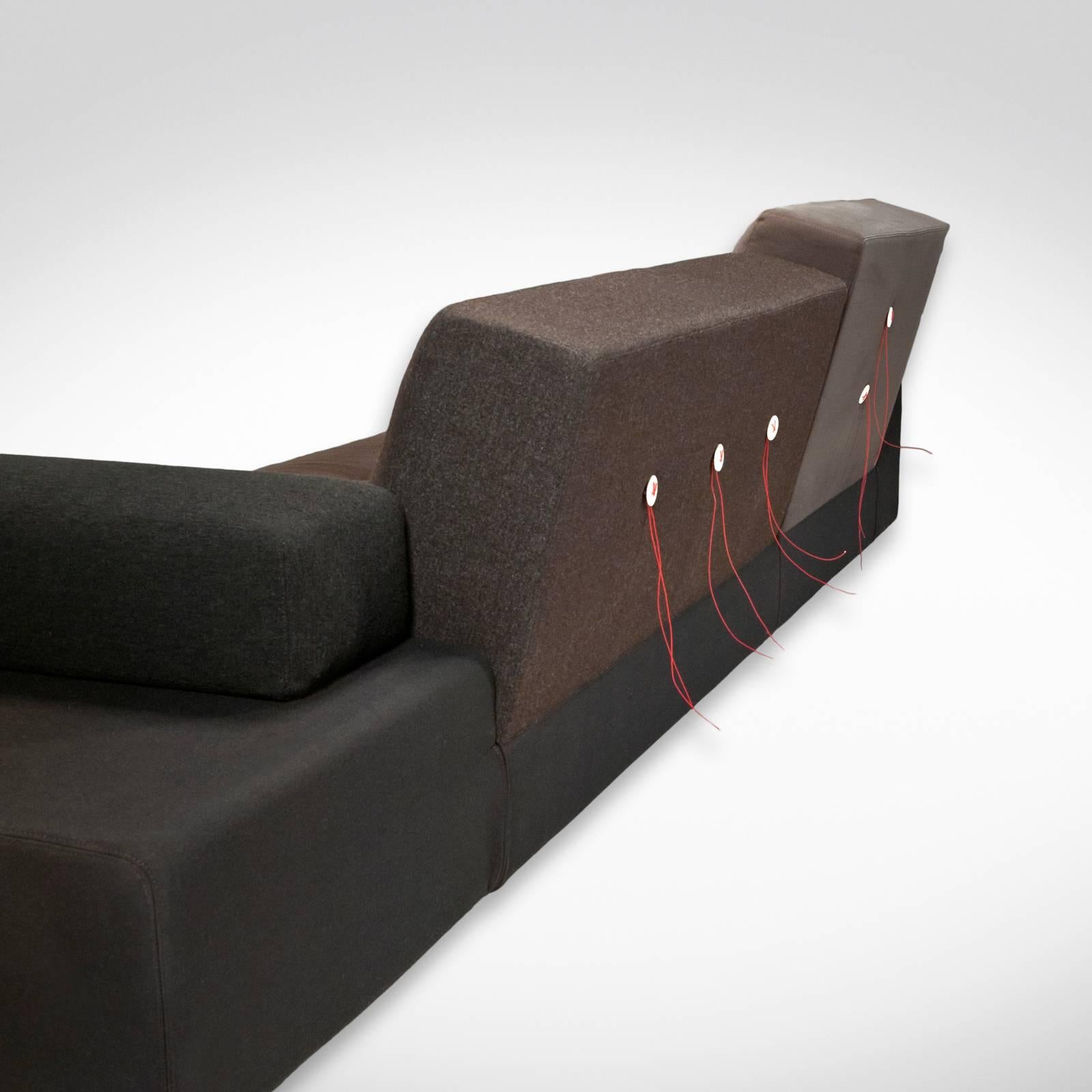 Asymmetrical Polder Sofa by Hella Jongerius for Vitra In Good Condition In Denton, MD