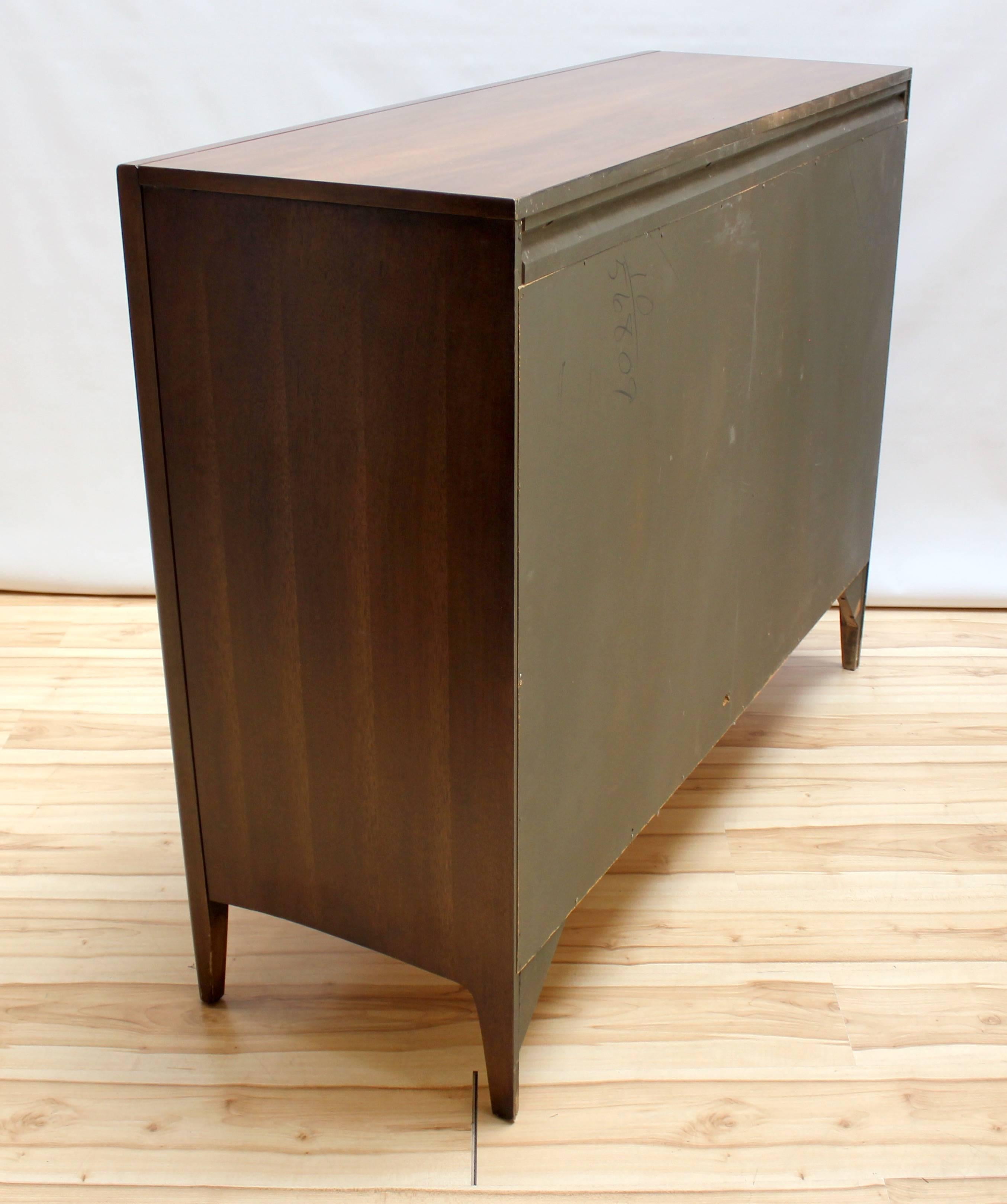 Mid-Century Modern 1960s Broyhill Emphasis Walnut Magna Dresser