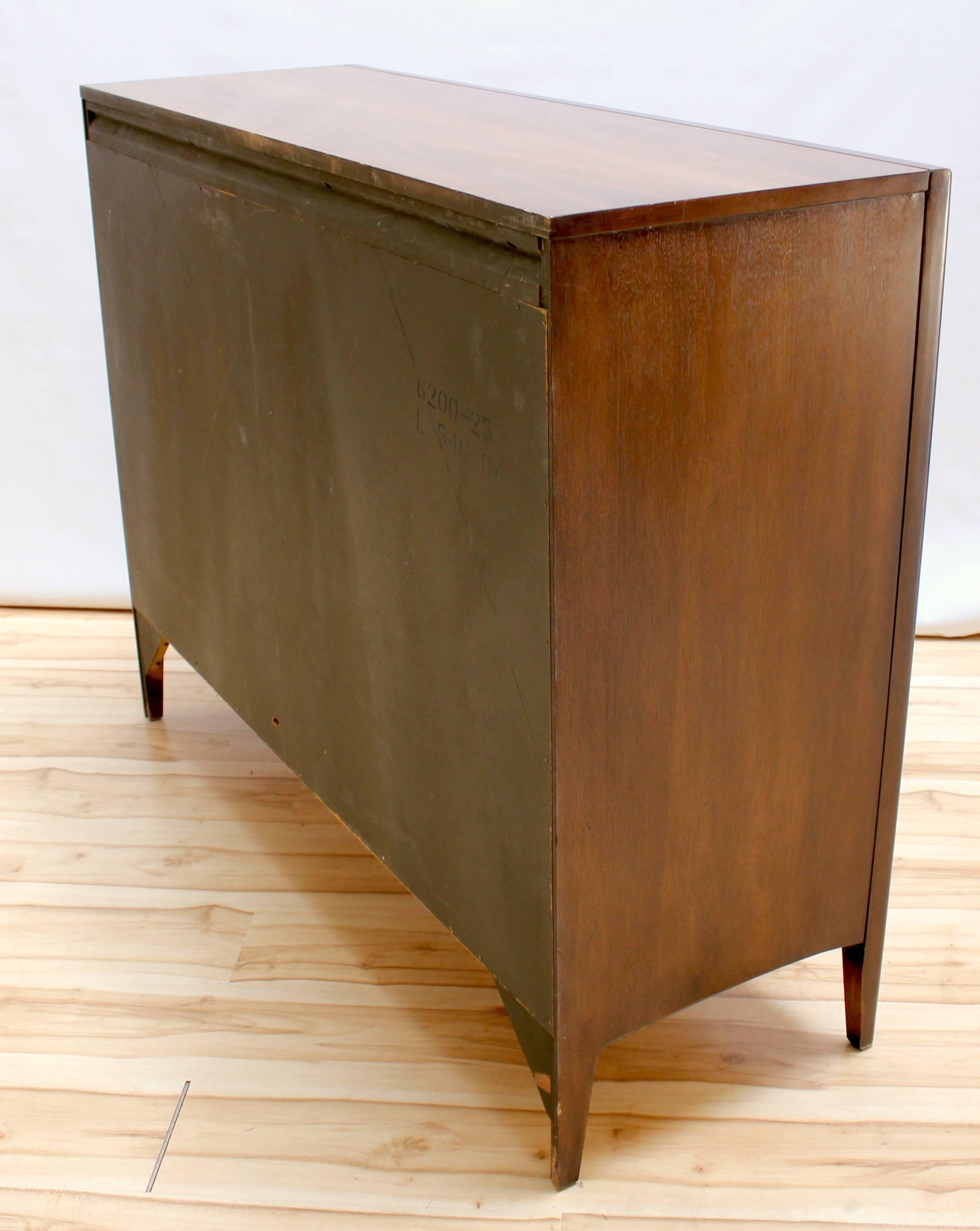 American 1960s Broyhill Emphasis Walnut Magna Dresser