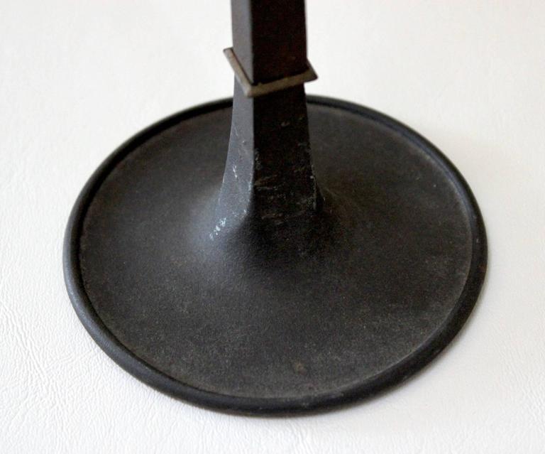 Pair of 1960s Iron Candlesticks by Jens Quistgaard for Dansk For Sale