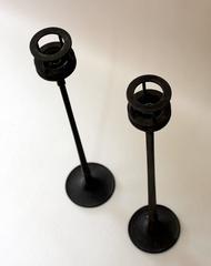 Pair of 1960s Iron Candlesticks by Jens Quistgaard for Dansk