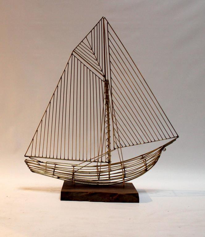 c jere sailboat sculpture