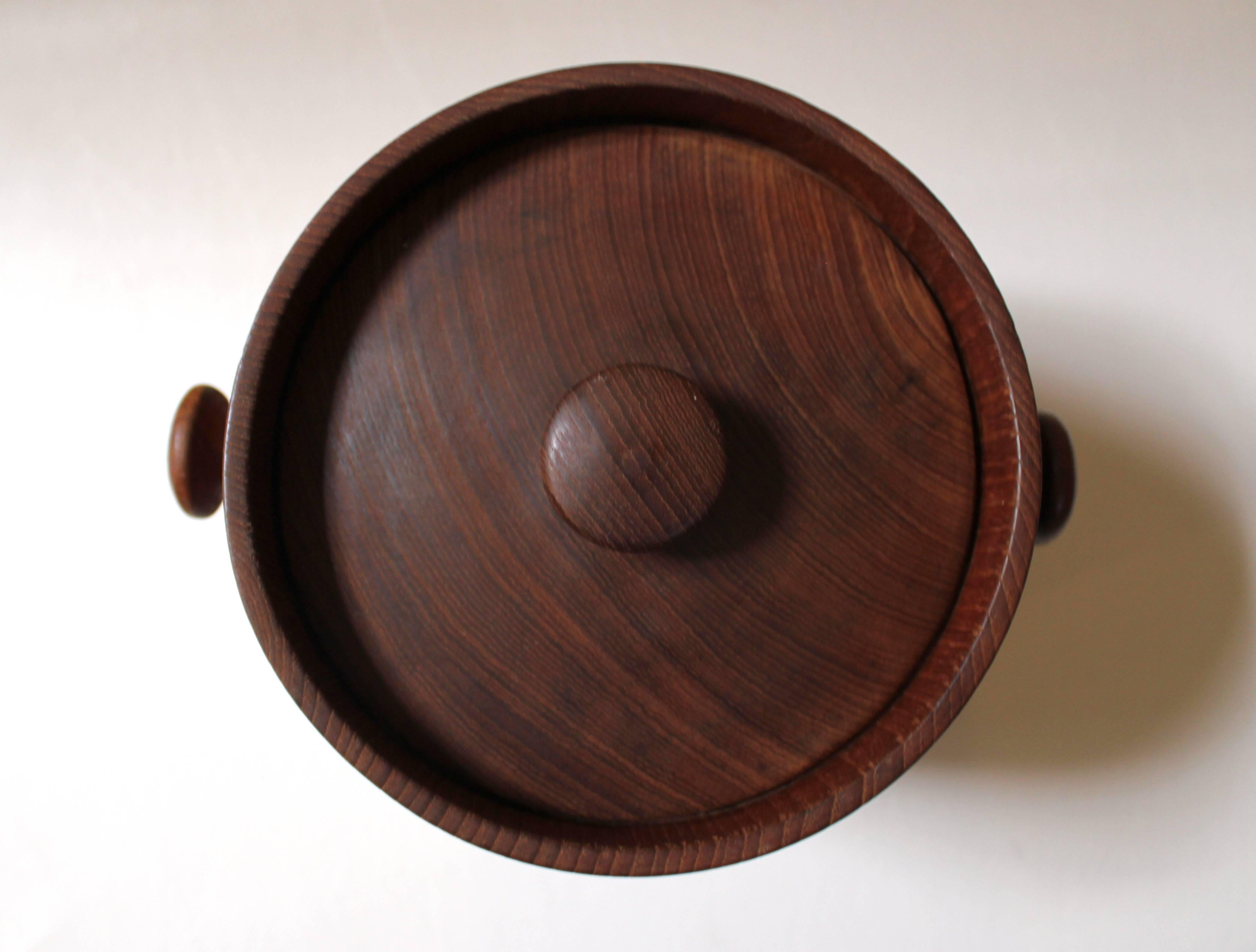 Mid-20th Century Danish Modern Solid Teak Ice Bucket