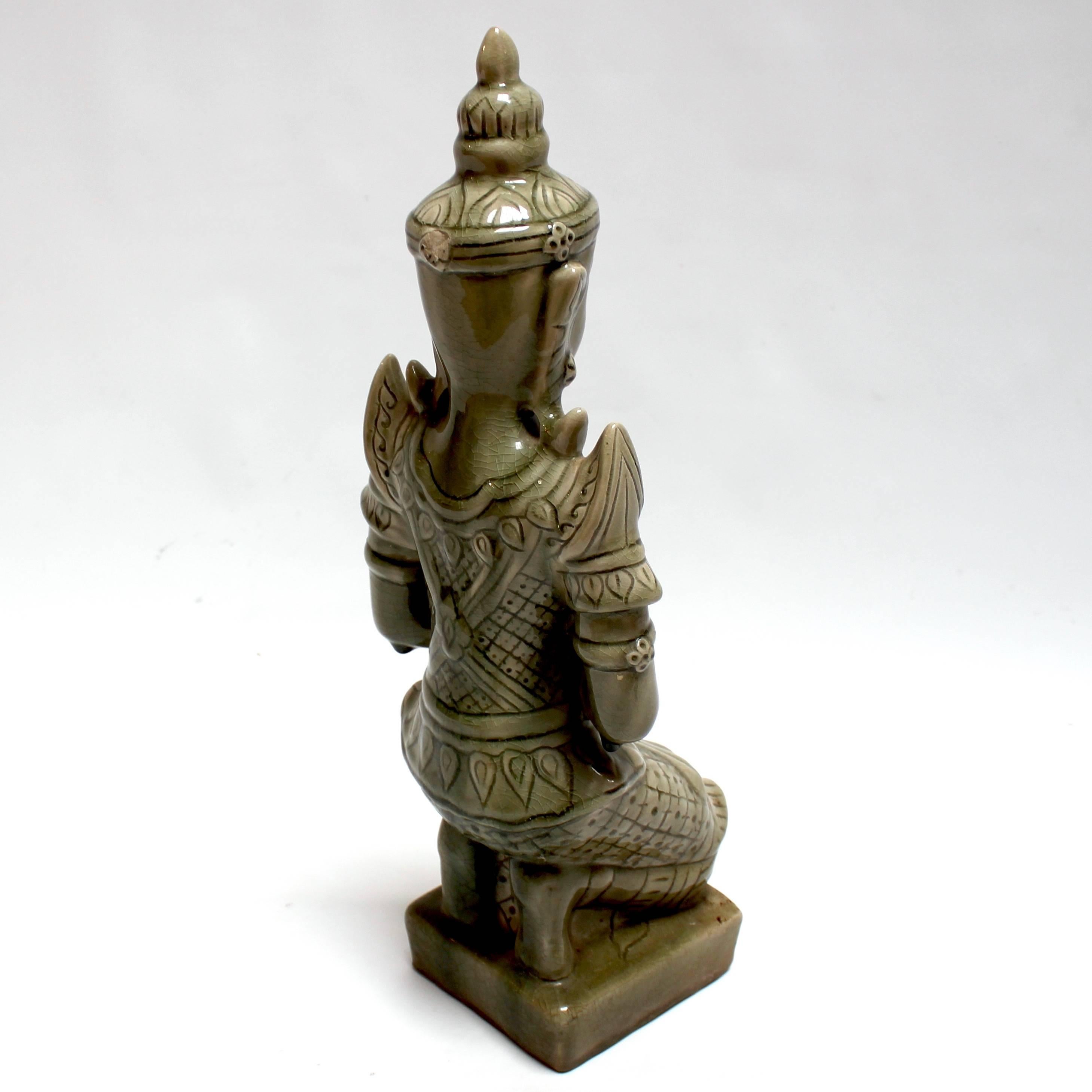 Pottery 1970s Thai Buddha Statue