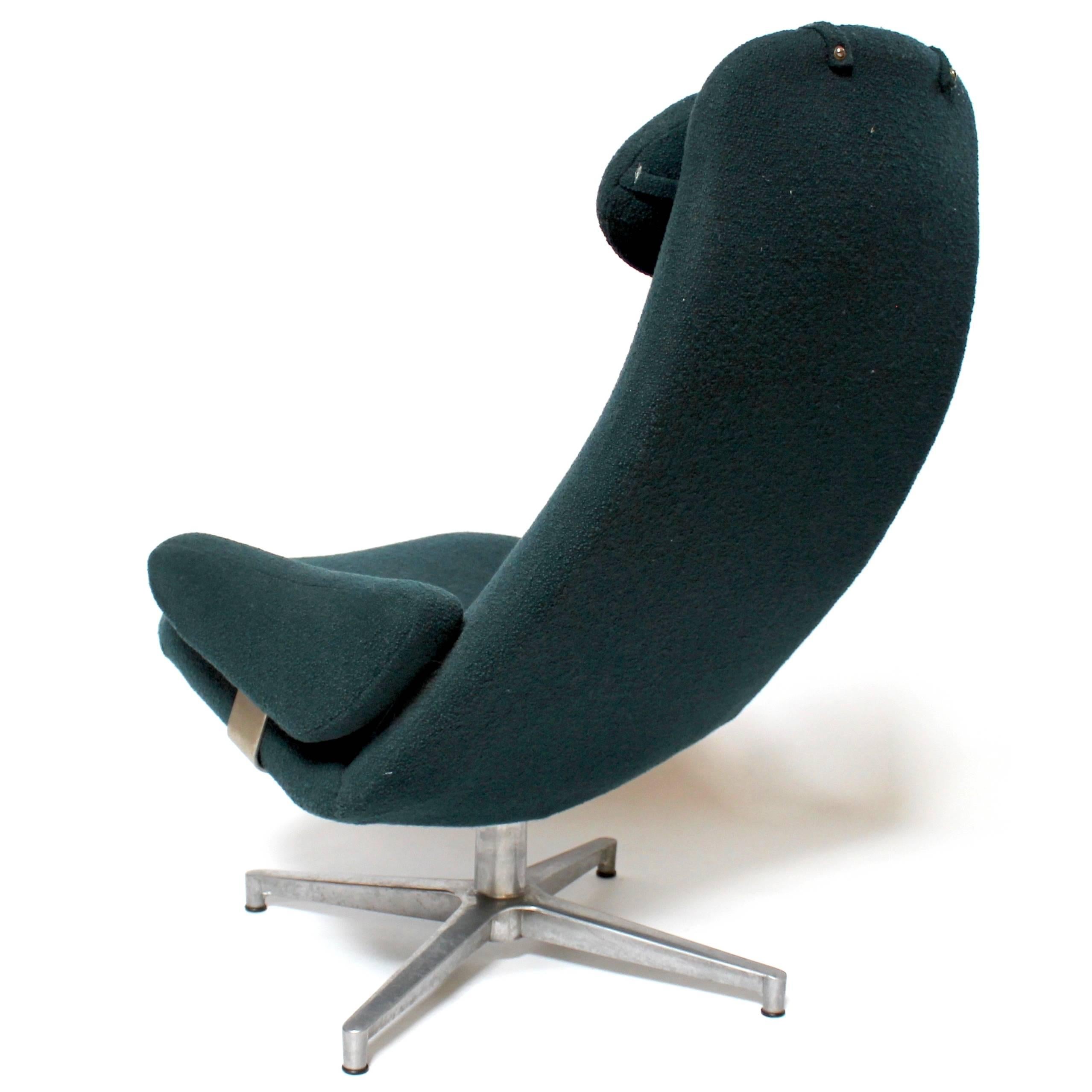 Aluminum 1960s Contourette Lounge Chair by Alf Svensson for DUX