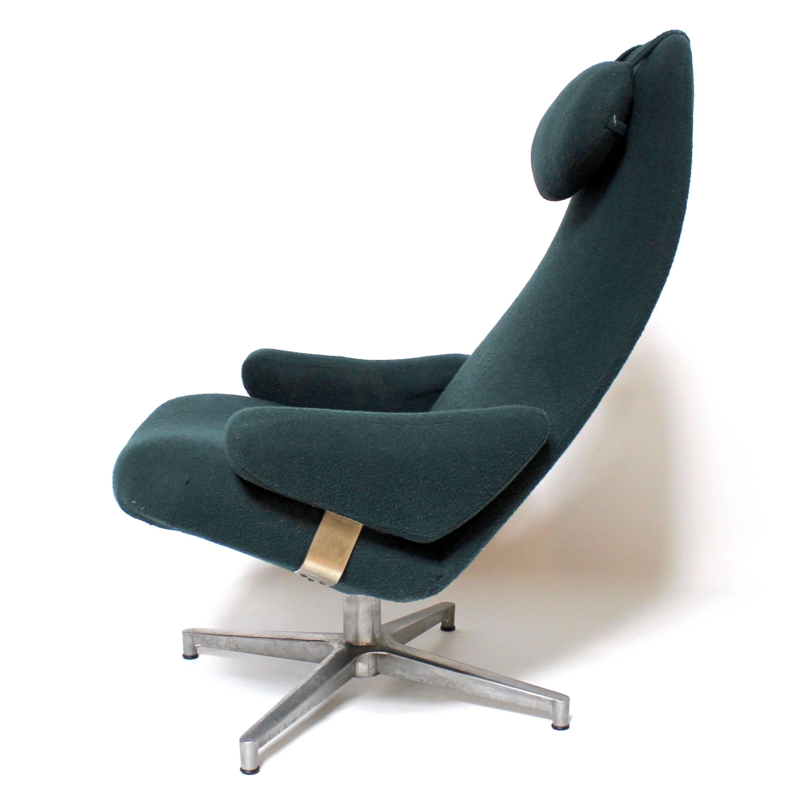 1960s Contourette Lounge Chair by Alf Svensson for DUX In Good Condition In Sacramento, CA