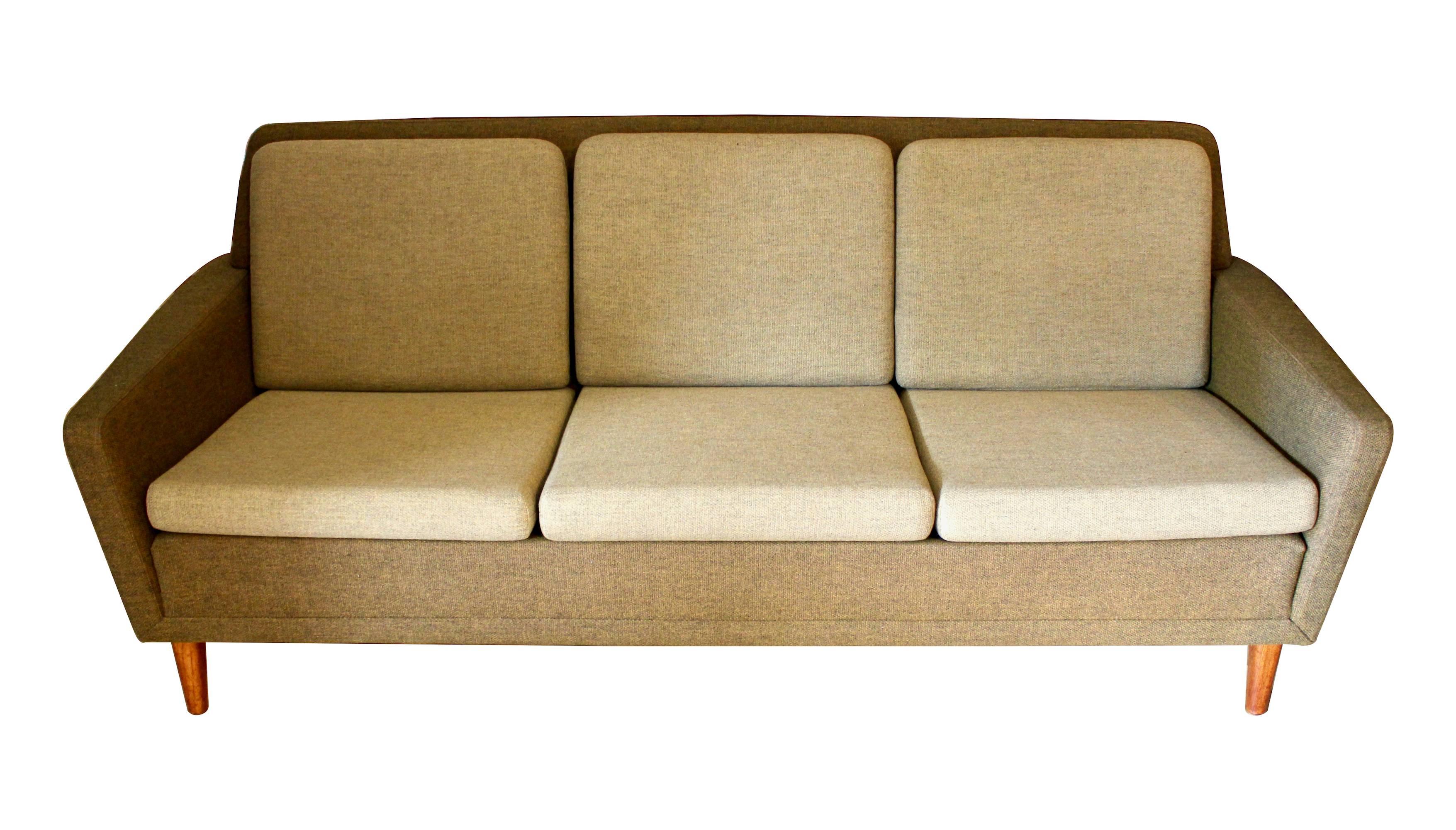 Scandinavian Modern Upholstered Sofa by Folke Ohlsson for DUX, circa 1970