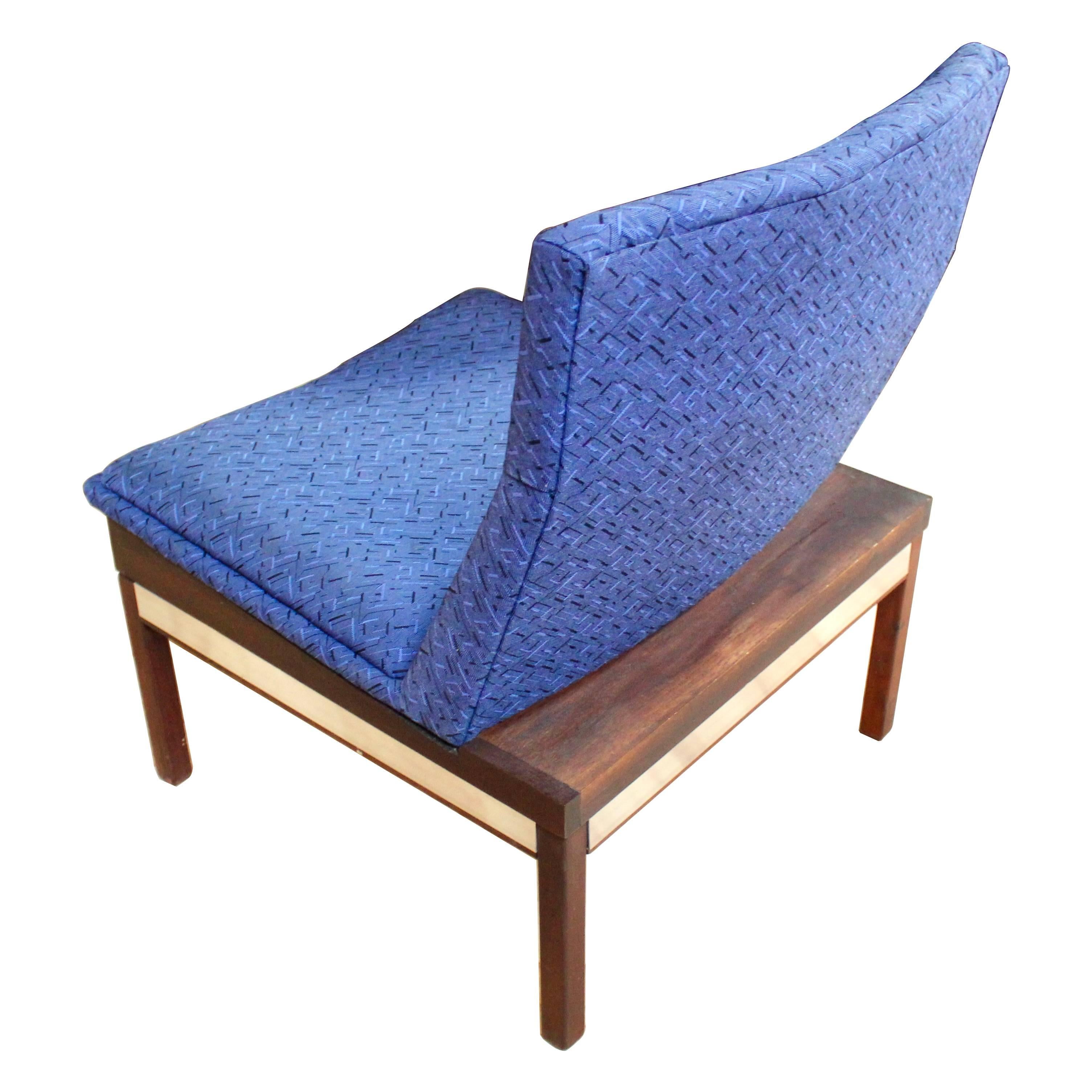 Modular Arthur Umanoff Dimension 28 Walnut Sofa and Chair Set for Madison 1