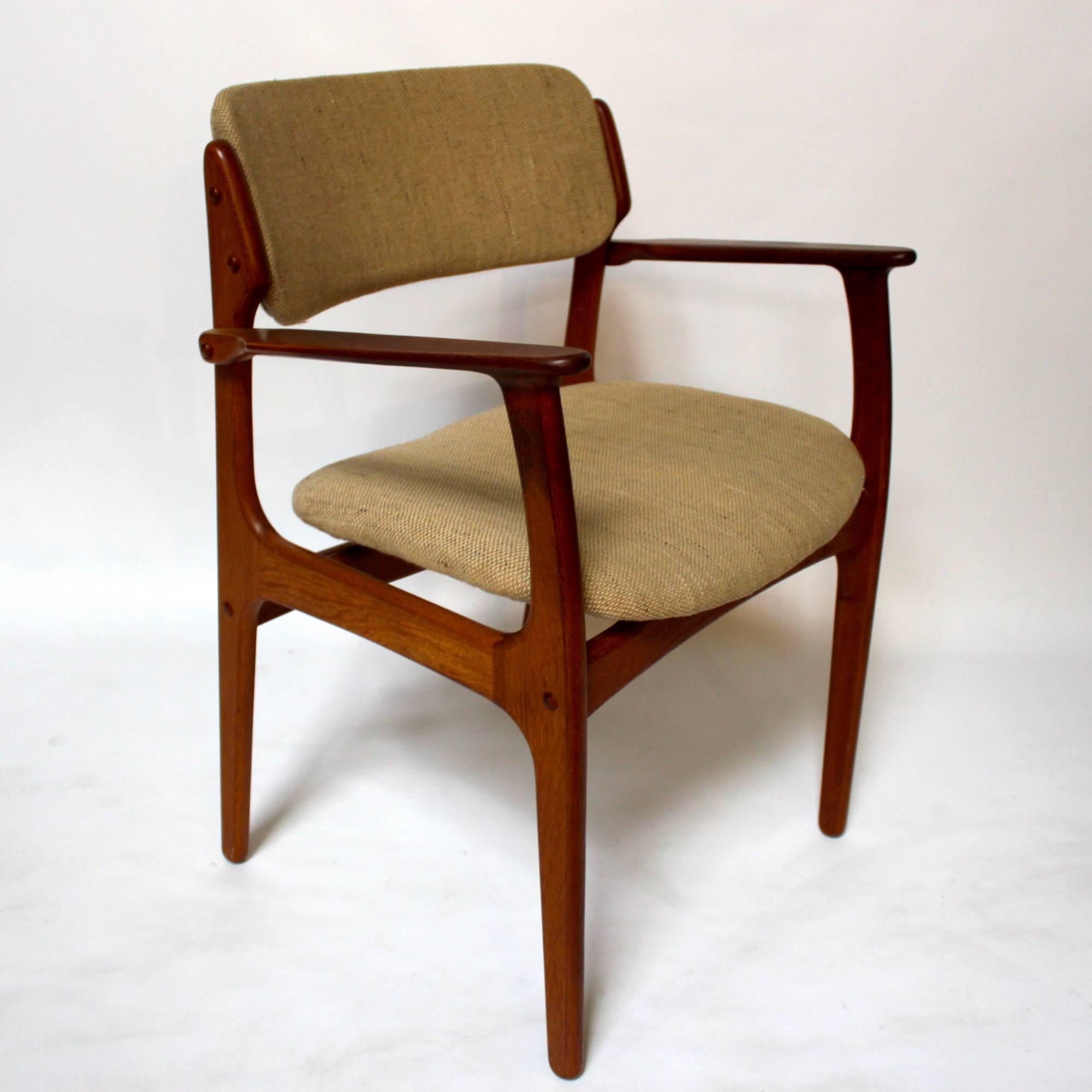 Pair of Danish Modern Model OD-49 Teak Armchairs by Erik Buch In Good Condition For Sale In Sacramento, CA