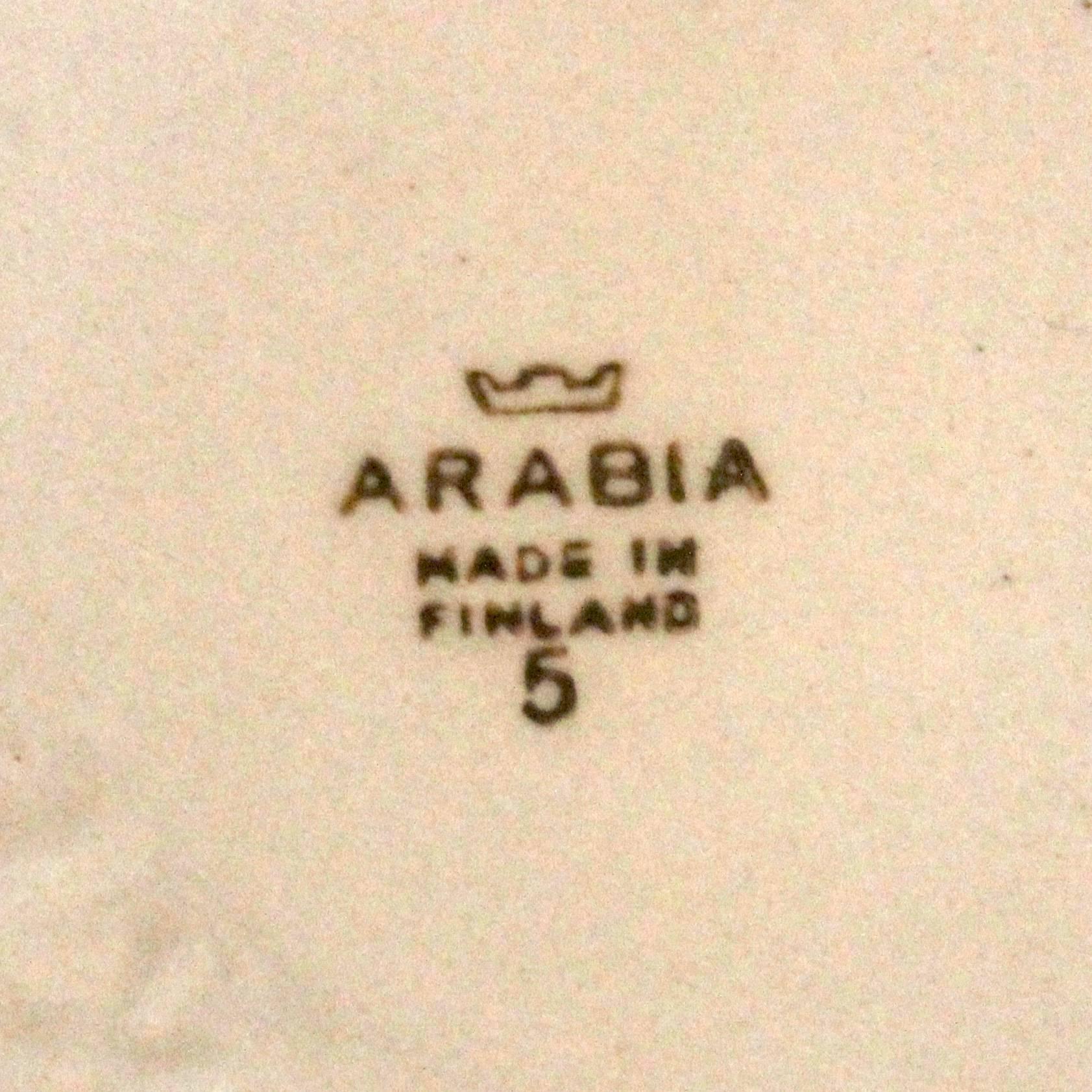 1960s Kaj Franck Ceramic Pitcher for Arabia, Finland 1