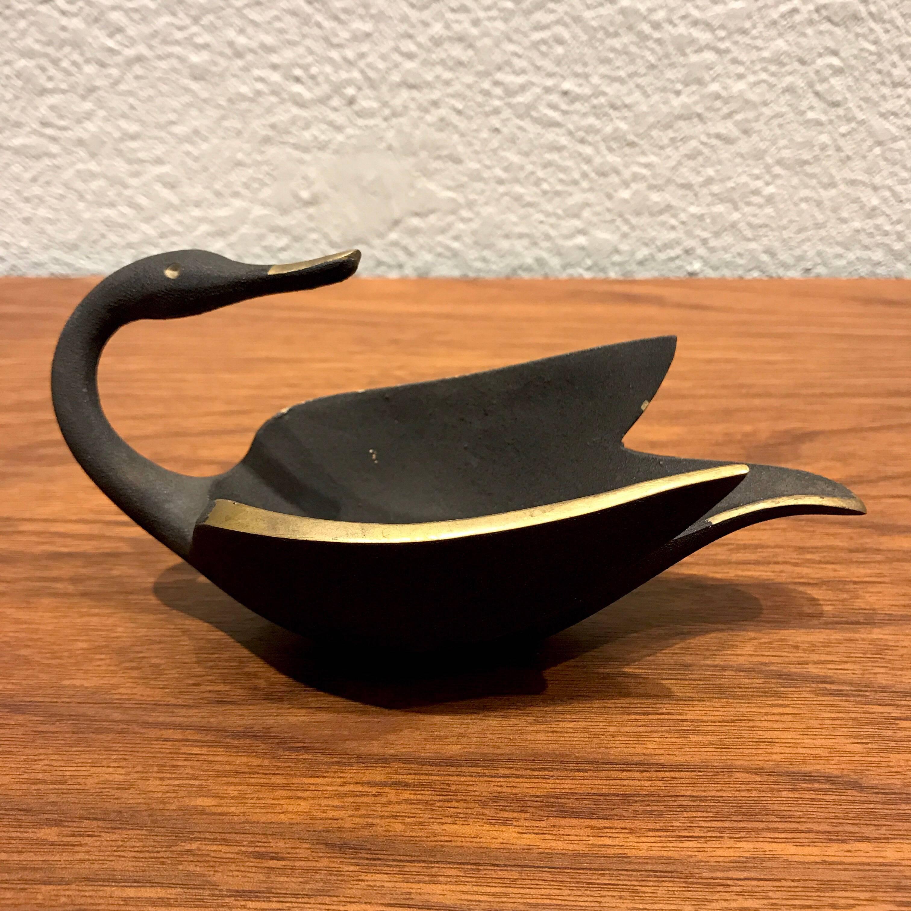 Mid-Century Modern Carl Auböck Swan Dish