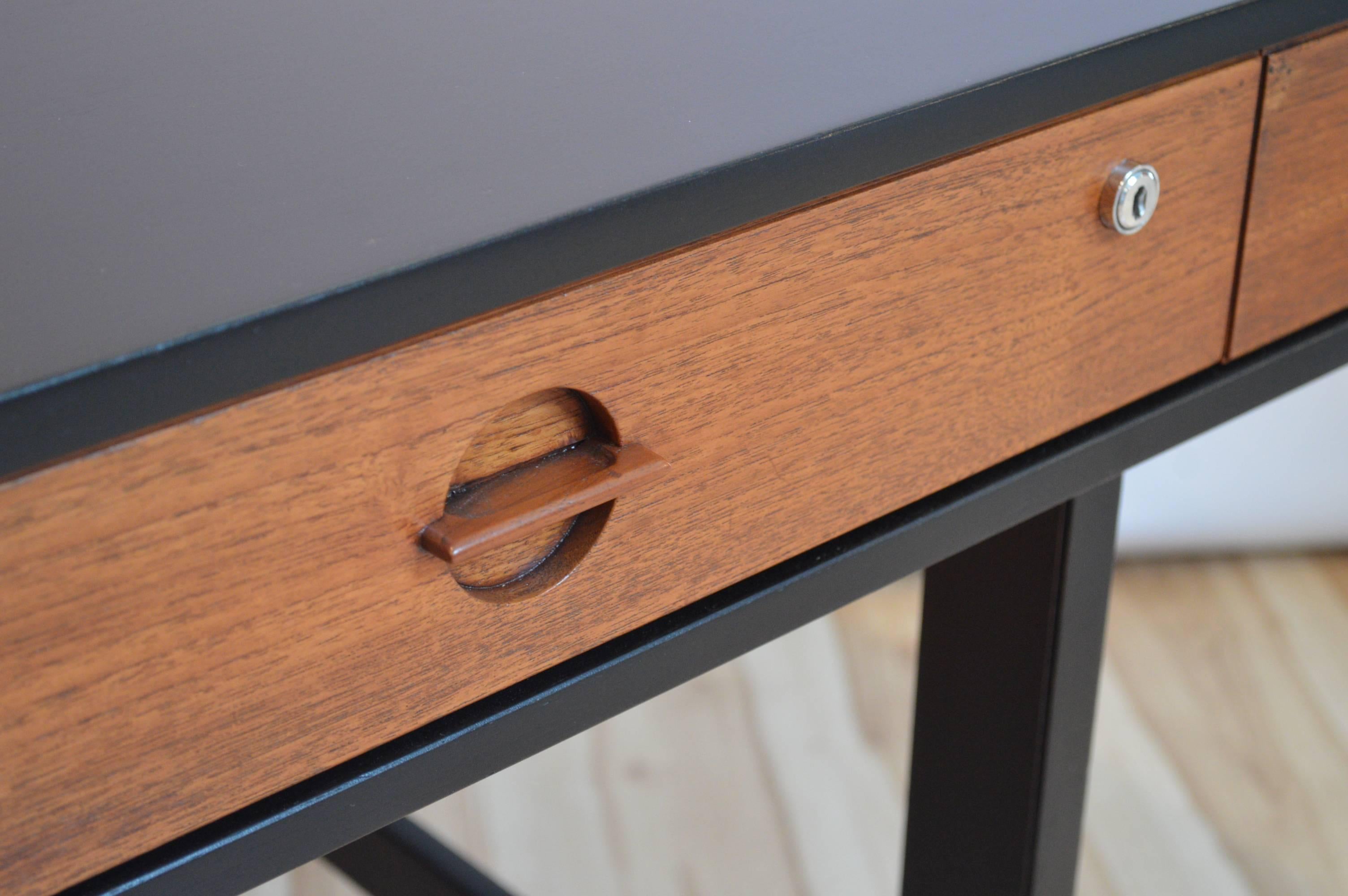 Danish Modern Flip-Top Desk by Jens Quistgaard for Lovig 4