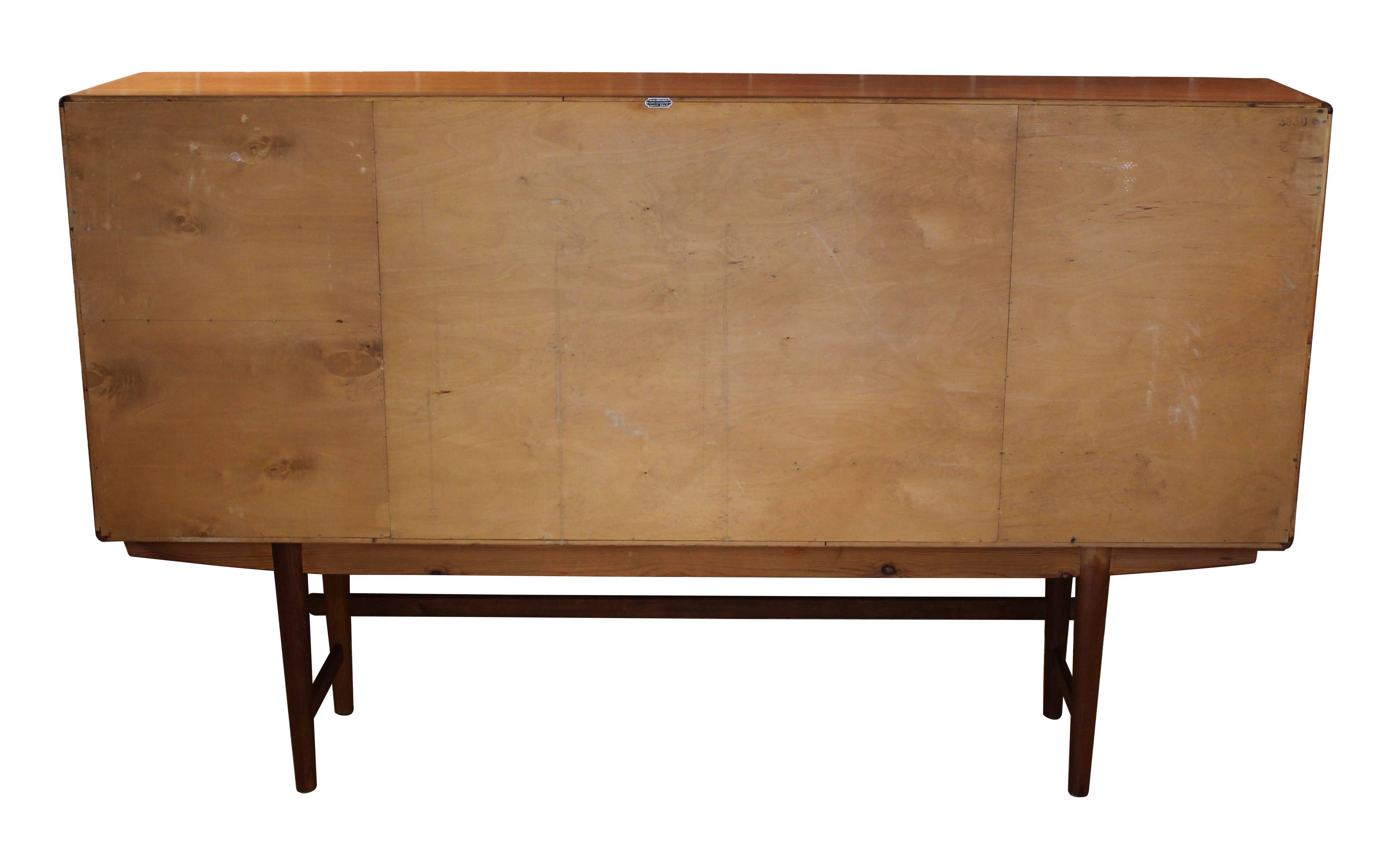 1950s Teak Sideboard by Illum Wikkelso for Holger Christiansen 3