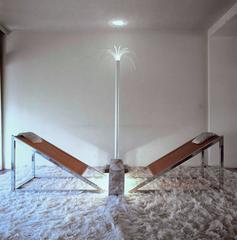 MIES Armchair with Ottoman by Archizoom Associati