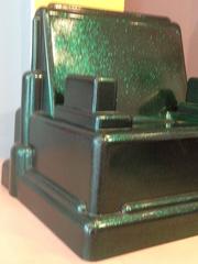 ROMA Green Fiberglass Indoor/Outdoor Chair by Marco Zanini for Memphis Milano