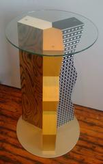 IVORY Pedestal and Side Table by Ettore Sottsass for Memphis Milano