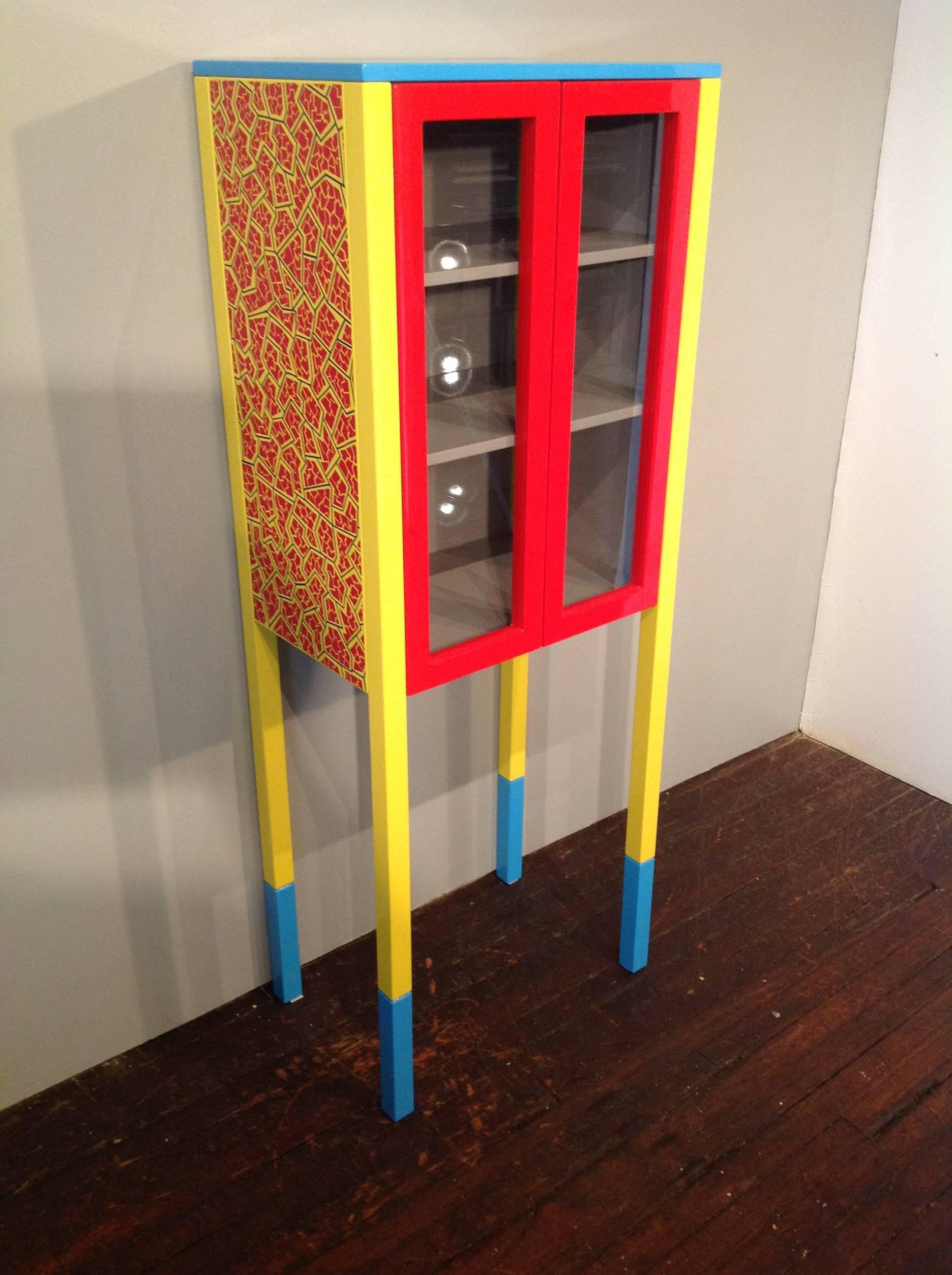 Late 20th Century D'ANTIBES Cabinet by George Sowden for Memphis Milano For Sale