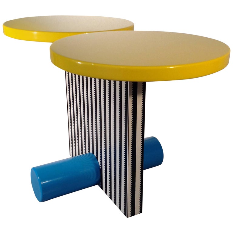 Michele De Lucchi for Memphis Polar table, 1986, offered by Urban Architecture Inc.