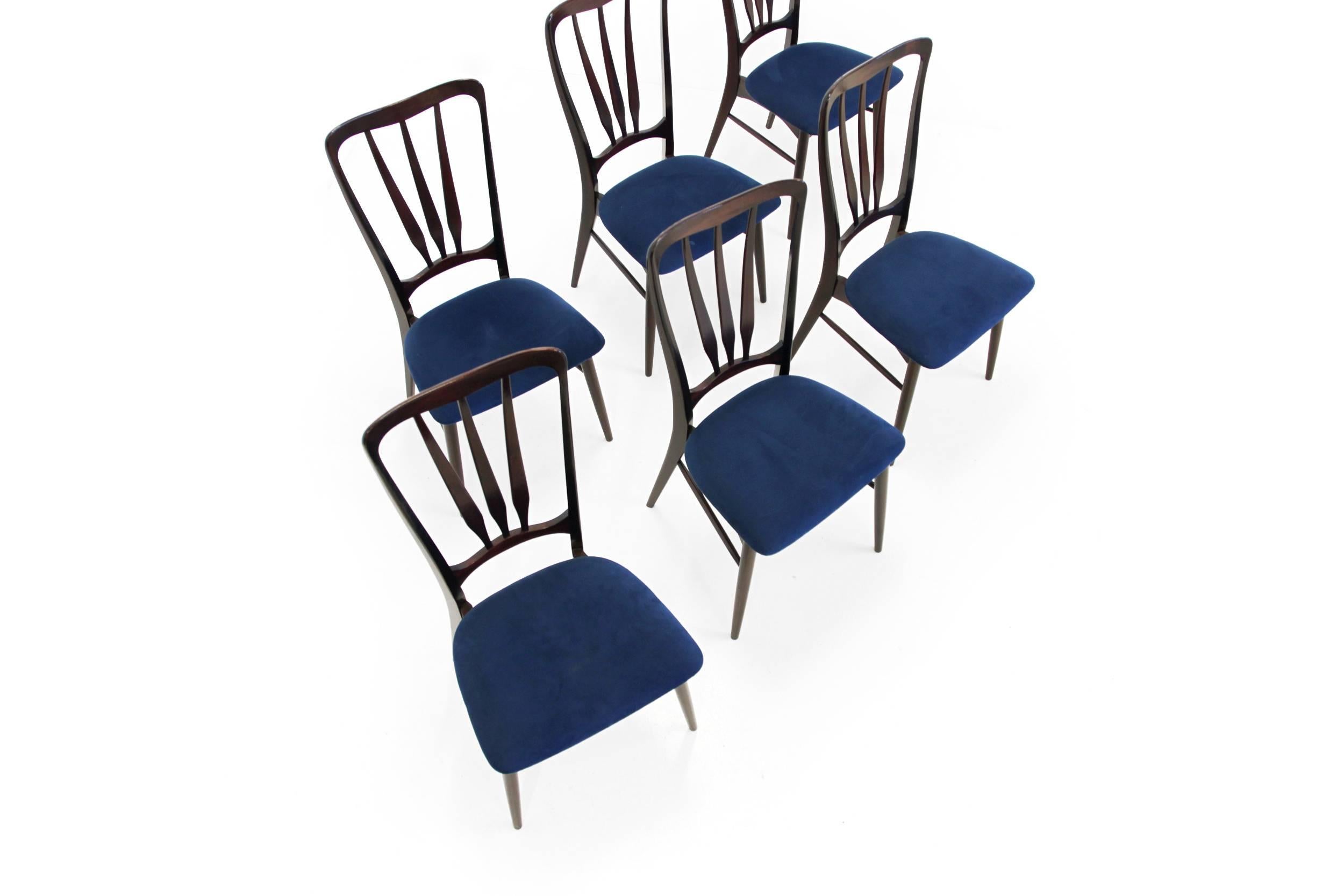 Set of Six Dining Chairs by Niels Kofoed 1