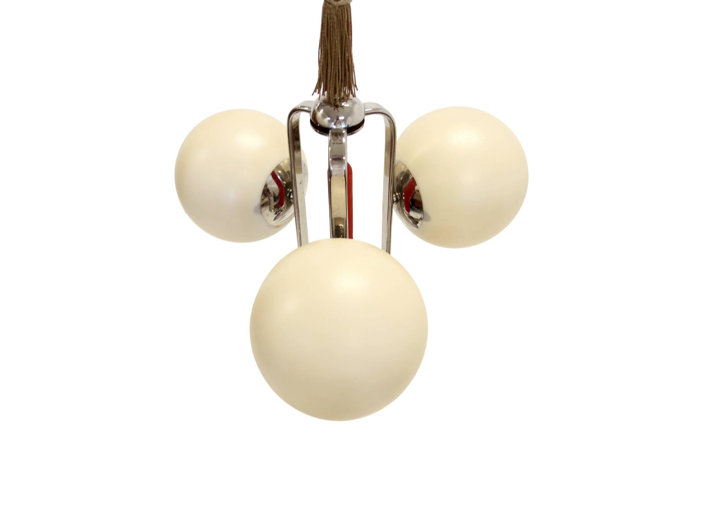 Stunning Functionalist Ceiling Light, 1950s In Excellent Condition In Oslo, NO