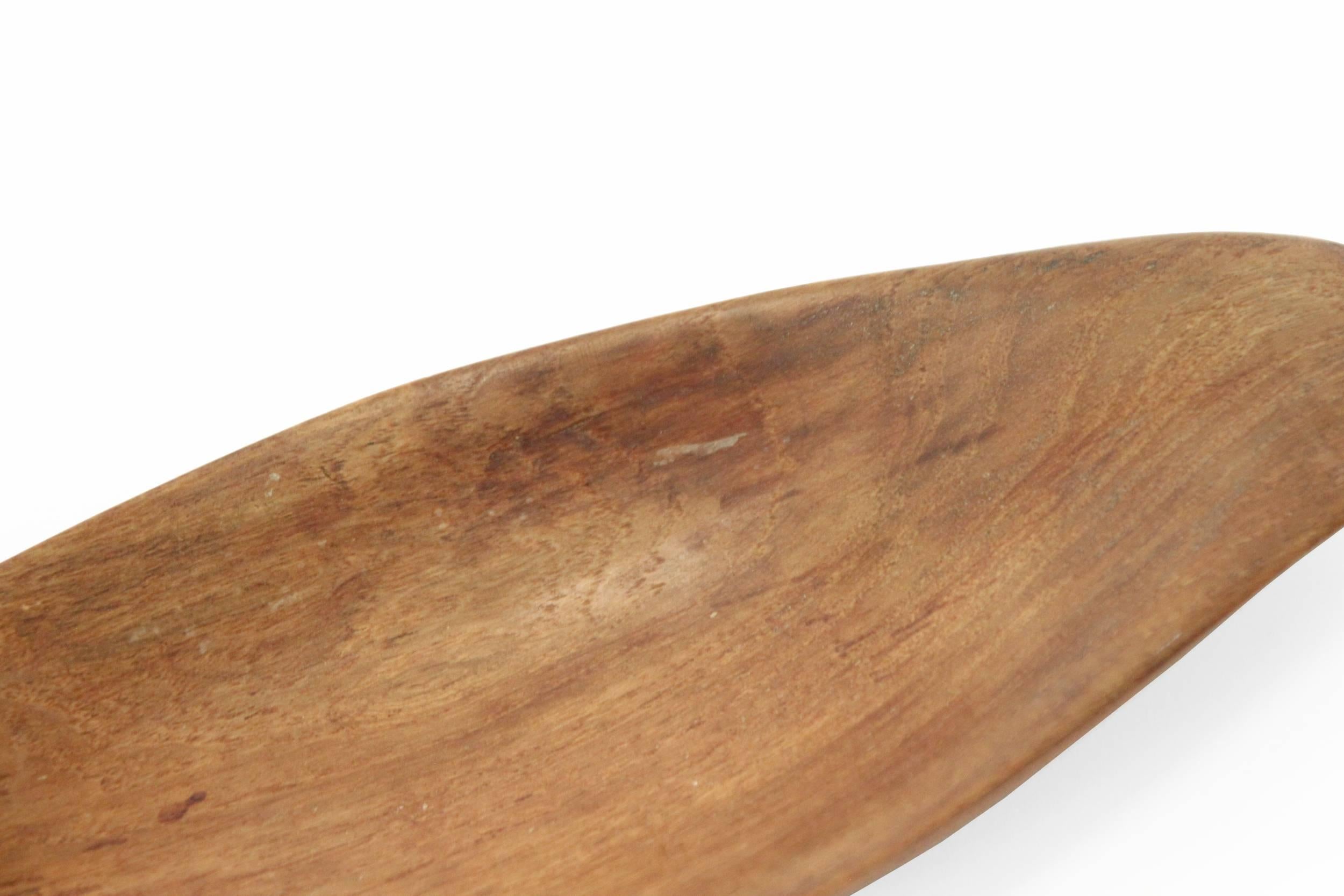 Organic Mid-Century Teak Plate, 1960s In Good Condition In Oslo, NO
