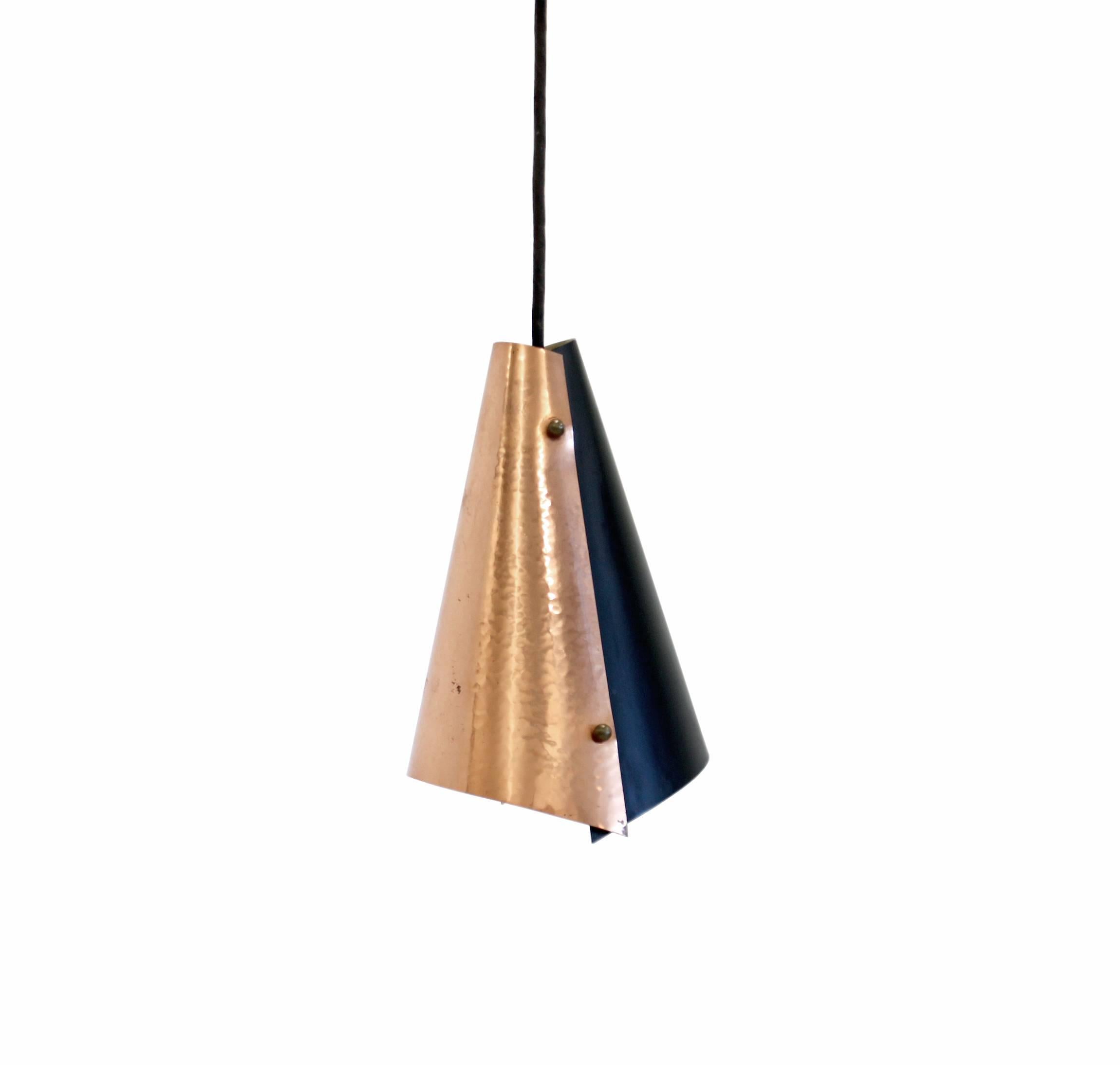 Mid-Century Modern Set of Three Scandinavian Ceiling Pendants, 1960s