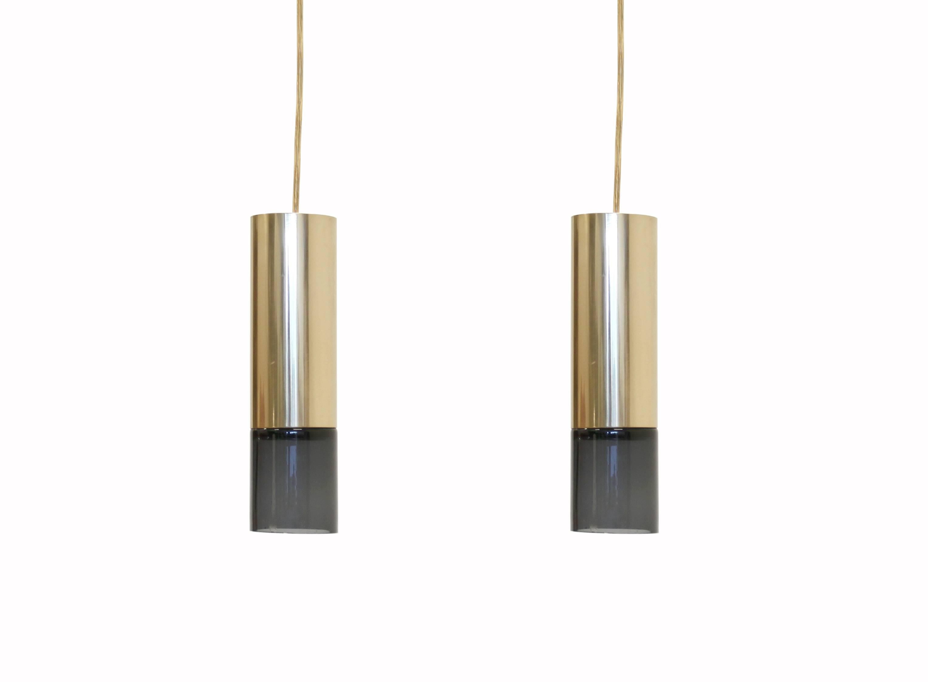 Mid-20th Century Pair of Norwegian Ceiling Pendants by Sønnico, 1960s