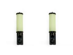 Pair of Functionalist Wall Lights, 1950s