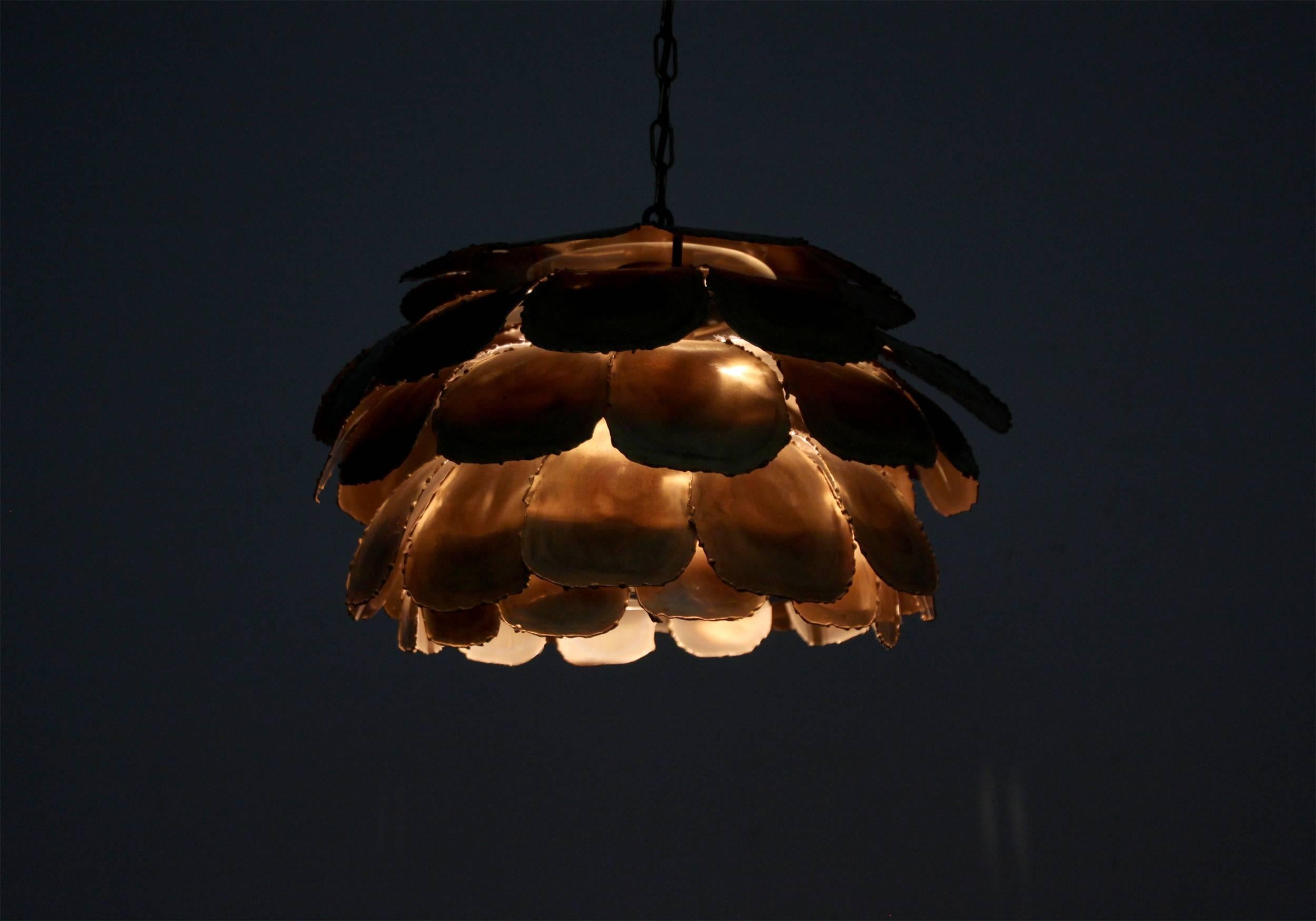 Artichoke Ceiling Lamp by Svend Aage Holm Sorensen, 1970s 1