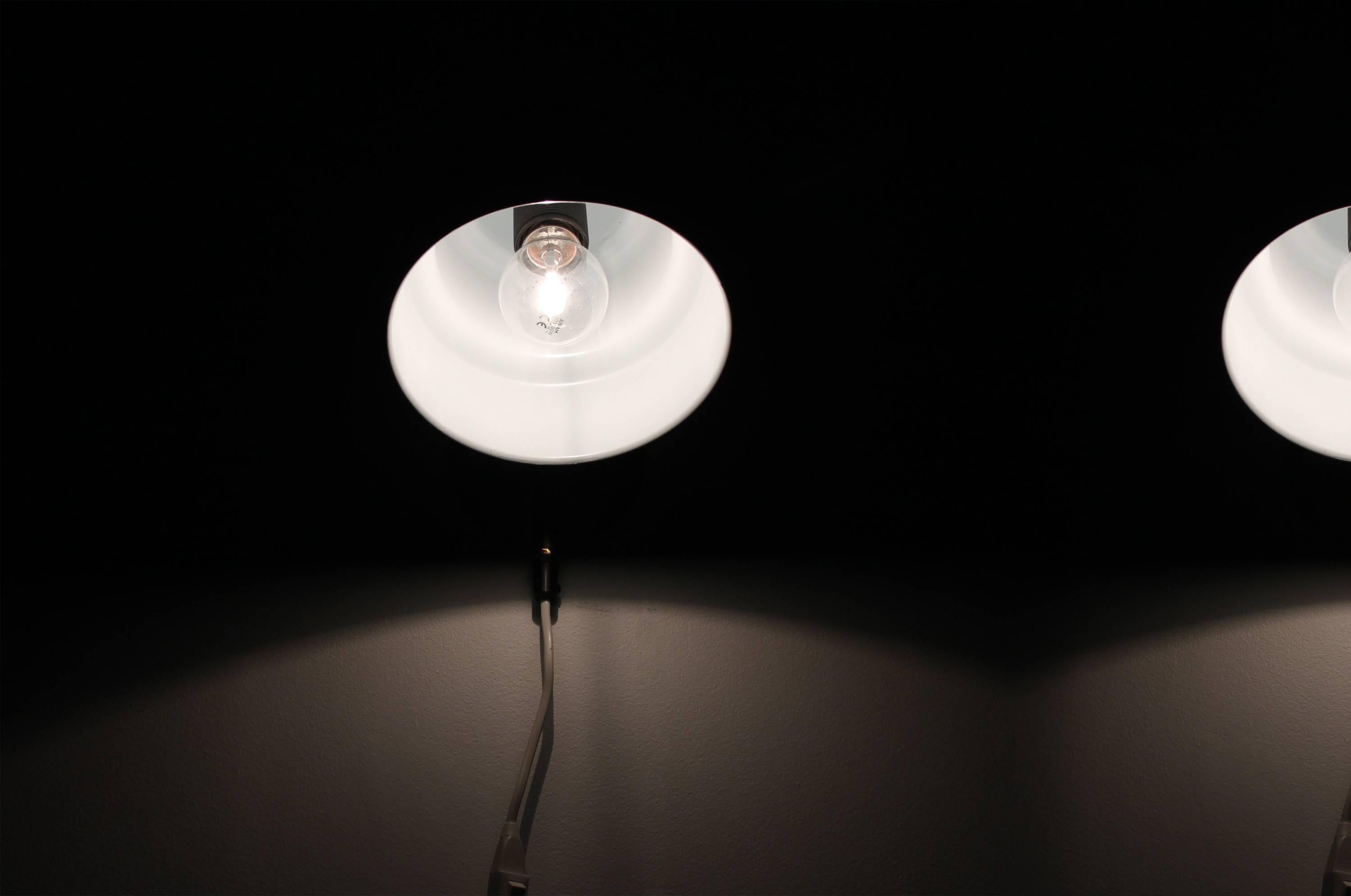 Fine XX secolo Coppia di lampade da soffitto di metà secolo di Abo Randers, Danimarca, anni '70 in vendita