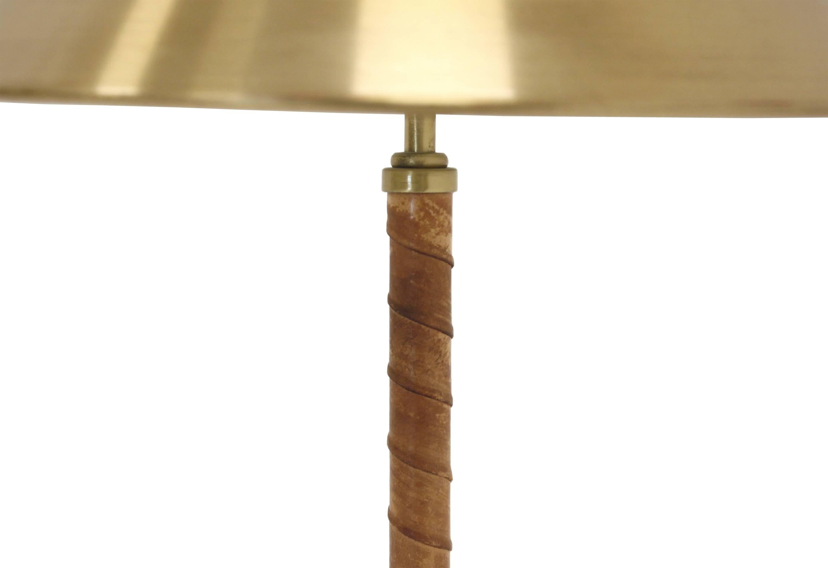 Mid-Century Modern Scandinavian Mid-Century Table Lamp in Brass by Einar Backstrom, 1960s
