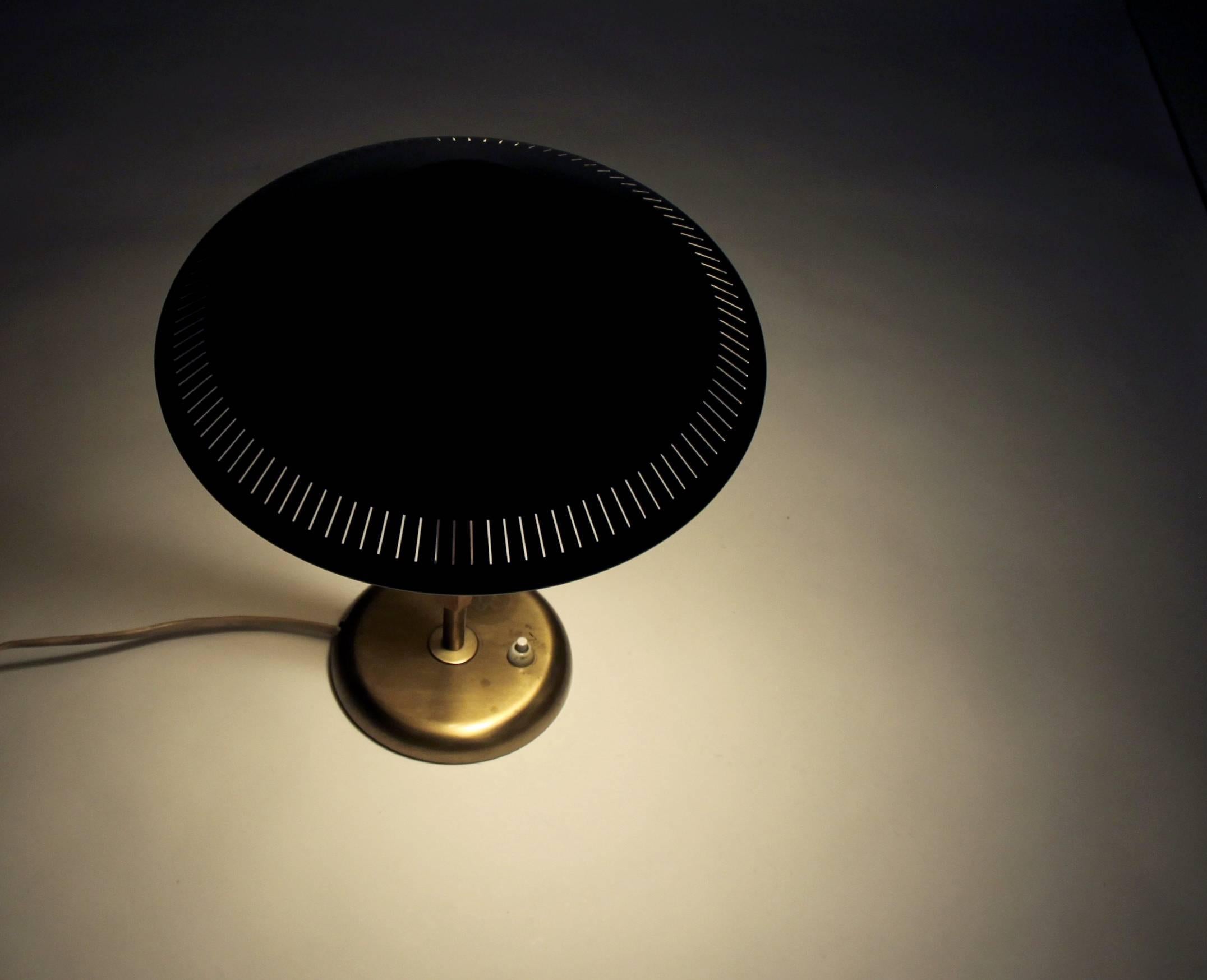 Scandinavian Table Lamp in Brass, 1960s 1