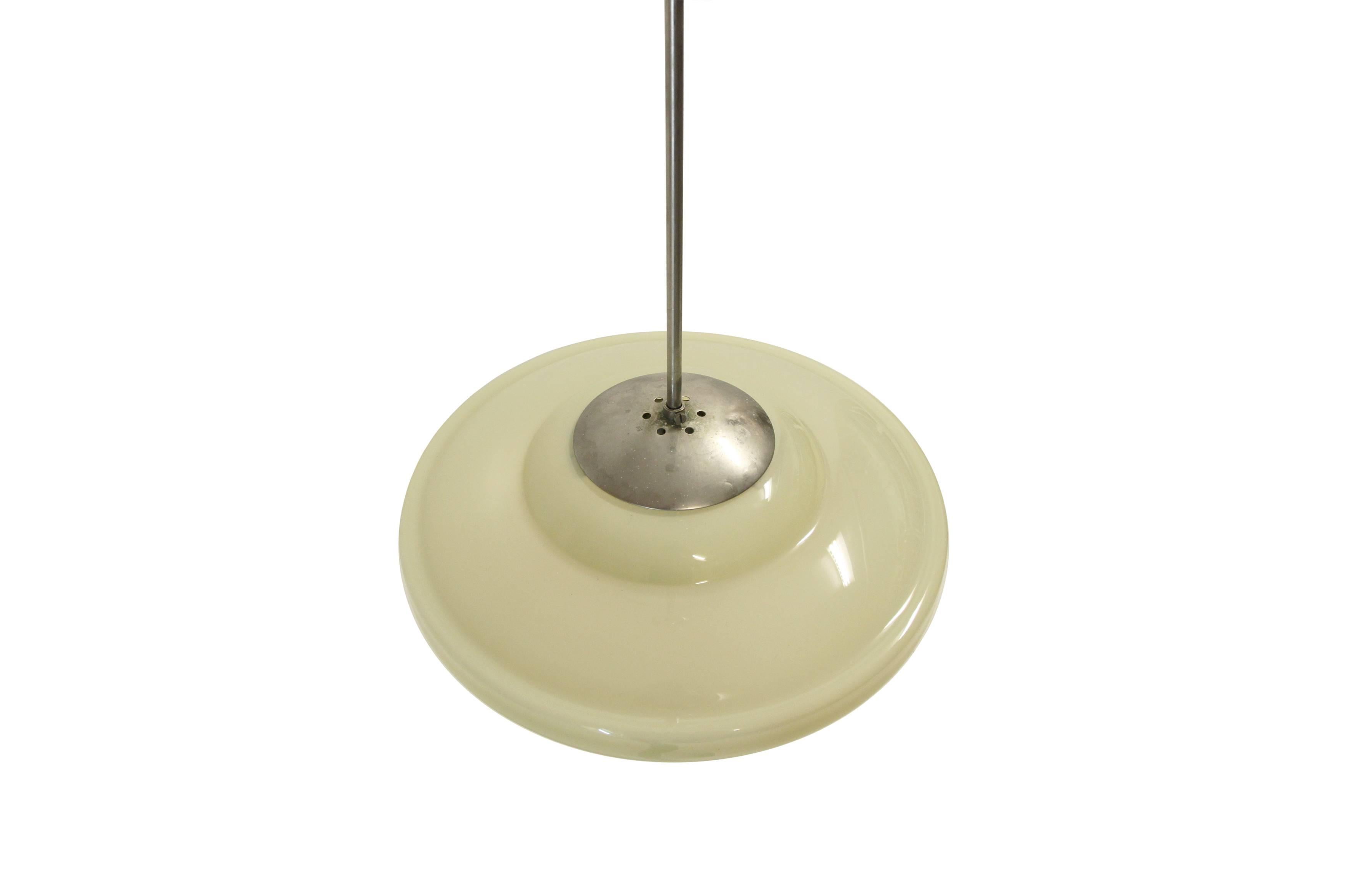 Norwegian Functionalist Ceiling Light by Høvik Verk, 1950s