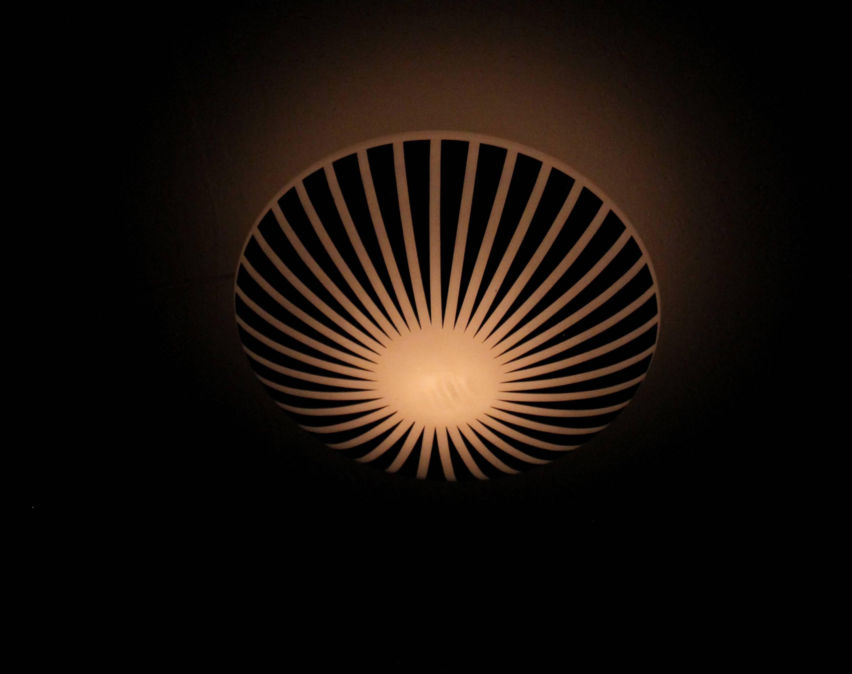 Mid-20th Century Flush Mount Ceiling Light by Birger Dahl, Norway, 1960s