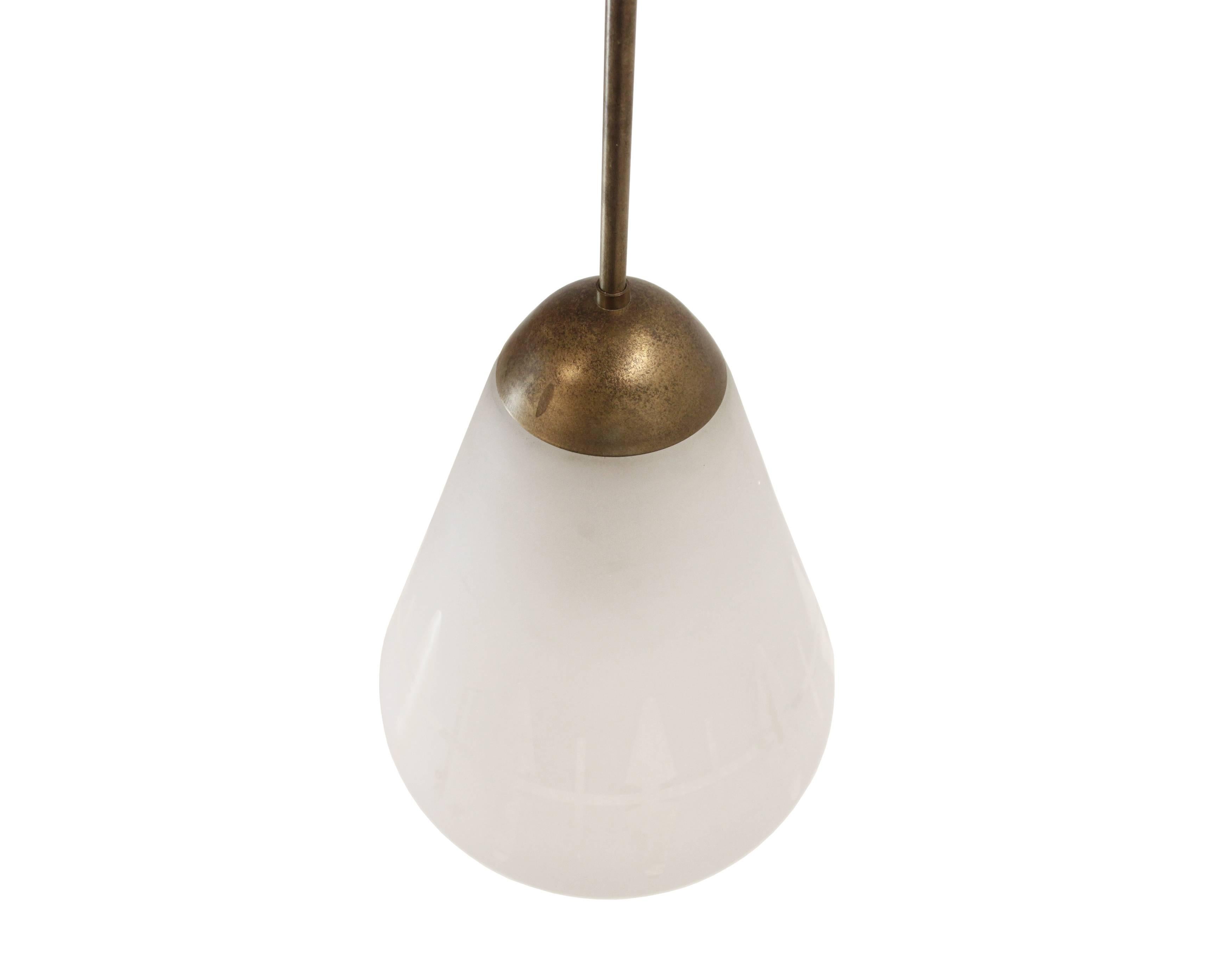 Scandinavian Functionalist Ceiling Light, Norway, 1960s