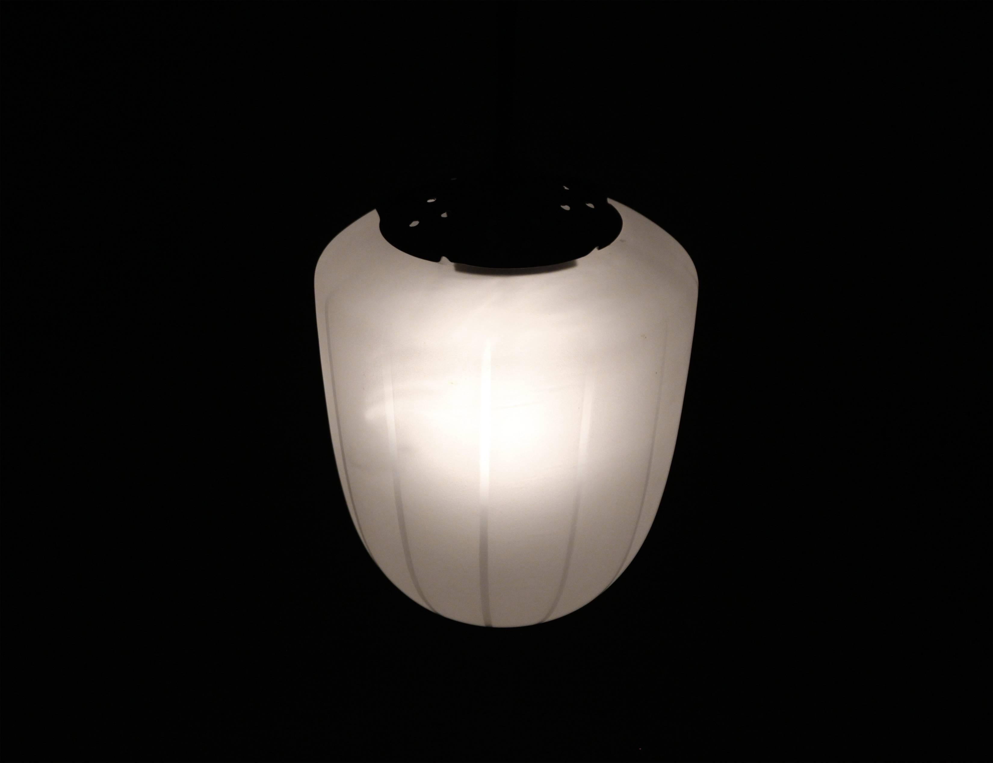 Swedish Functionalist Ceiling Light, 1950s For Sale 1