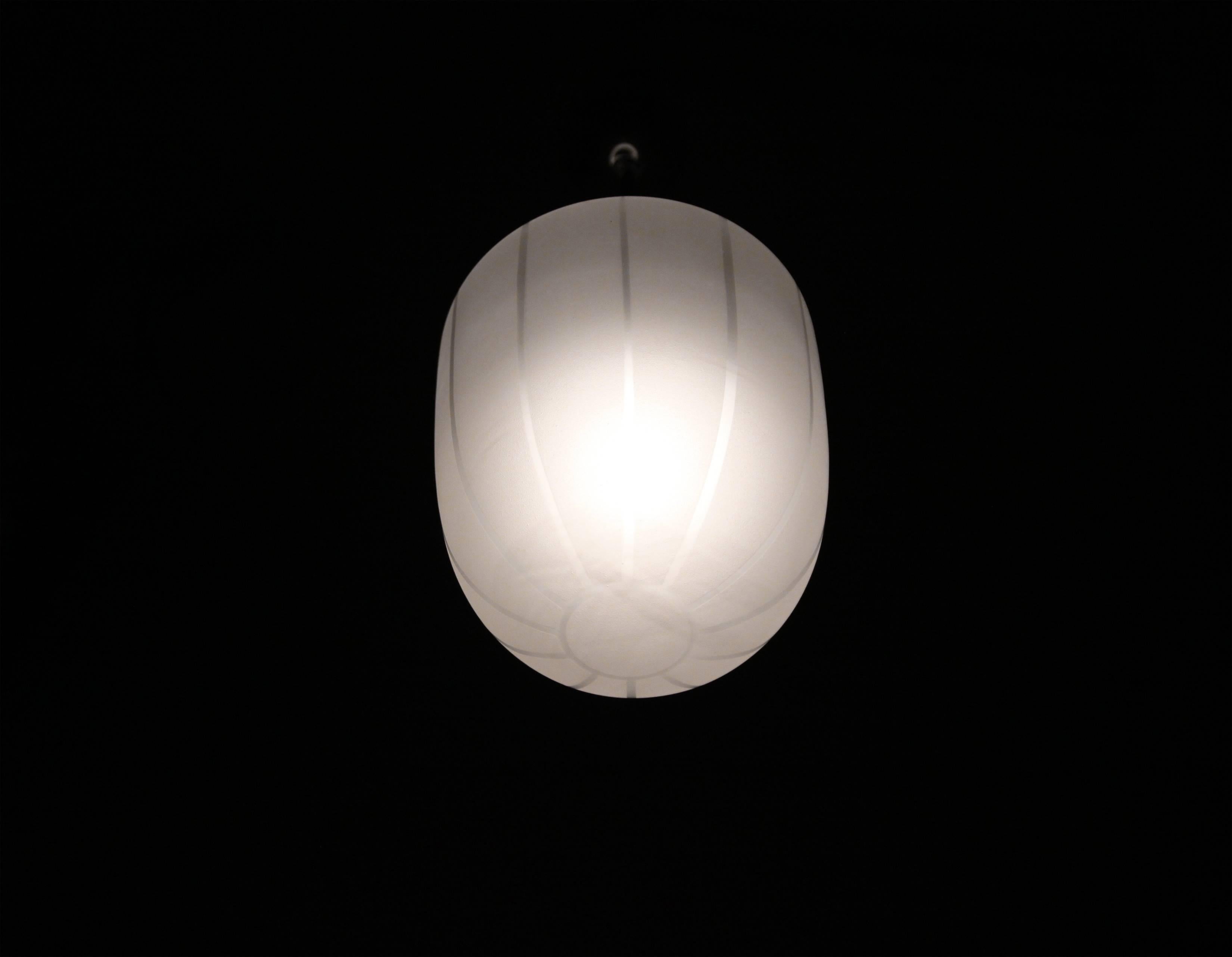 Mid-20th Century Swedish Functionalist Ceiling Light, 1950s For Sale
