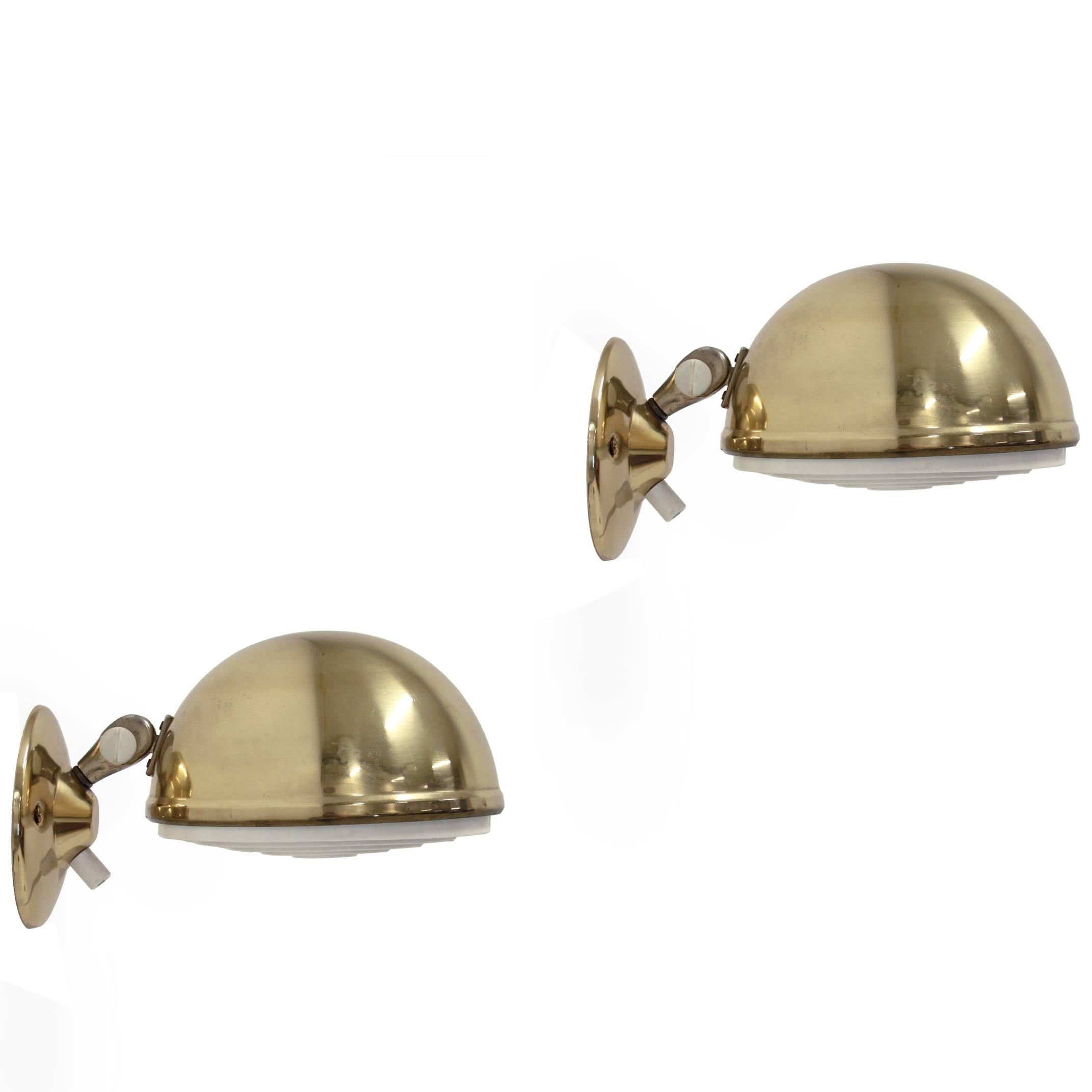 Pair of Swedish Midcentury Wall Lights by Elit, 1970s