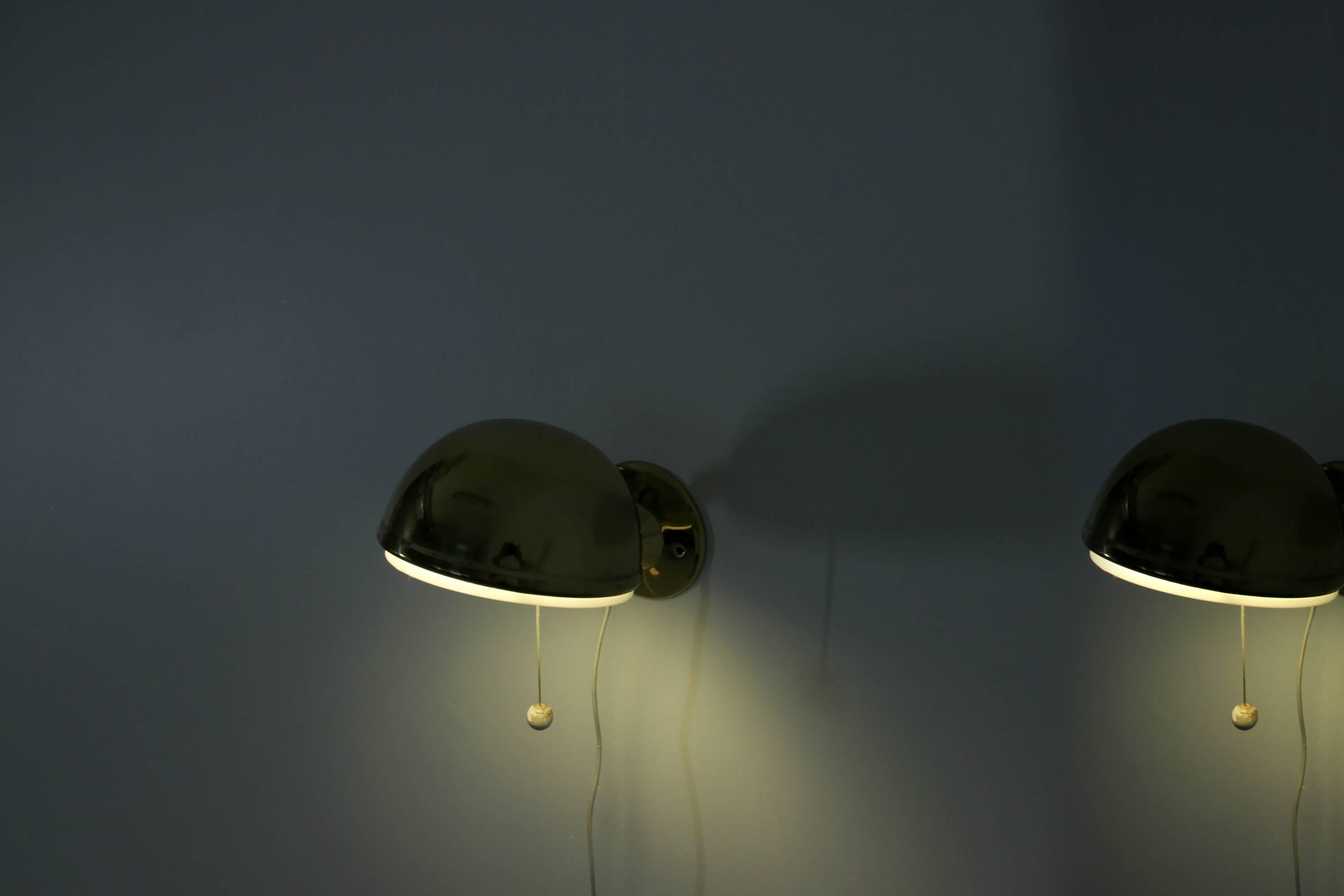 Pair of Swedish Midcentury Wall Lights by Elit, 1970s 1