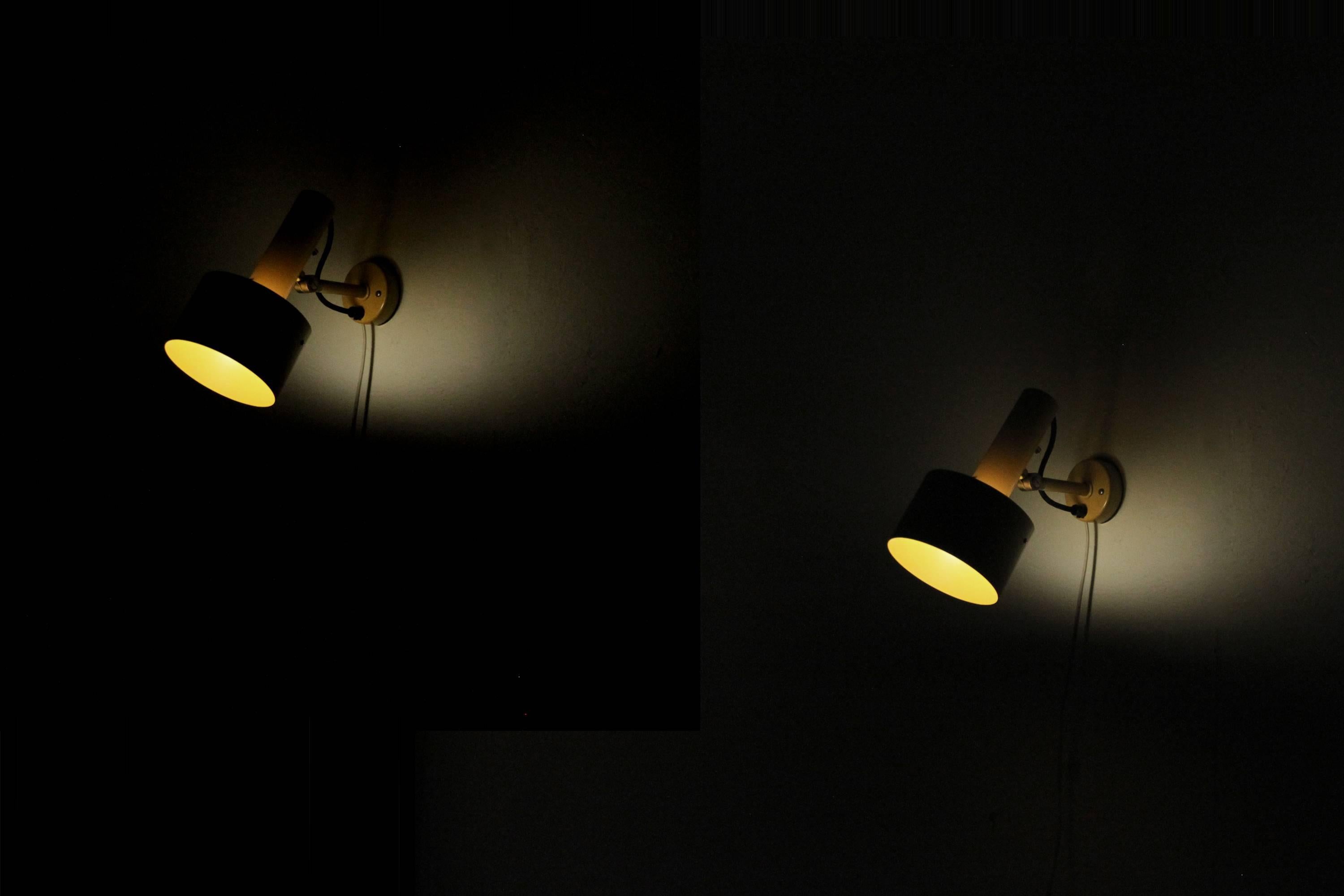 Mid-20th Century Pair of Wall Lights by Ansgar Fog and E. Mørup, 1960s For Sale