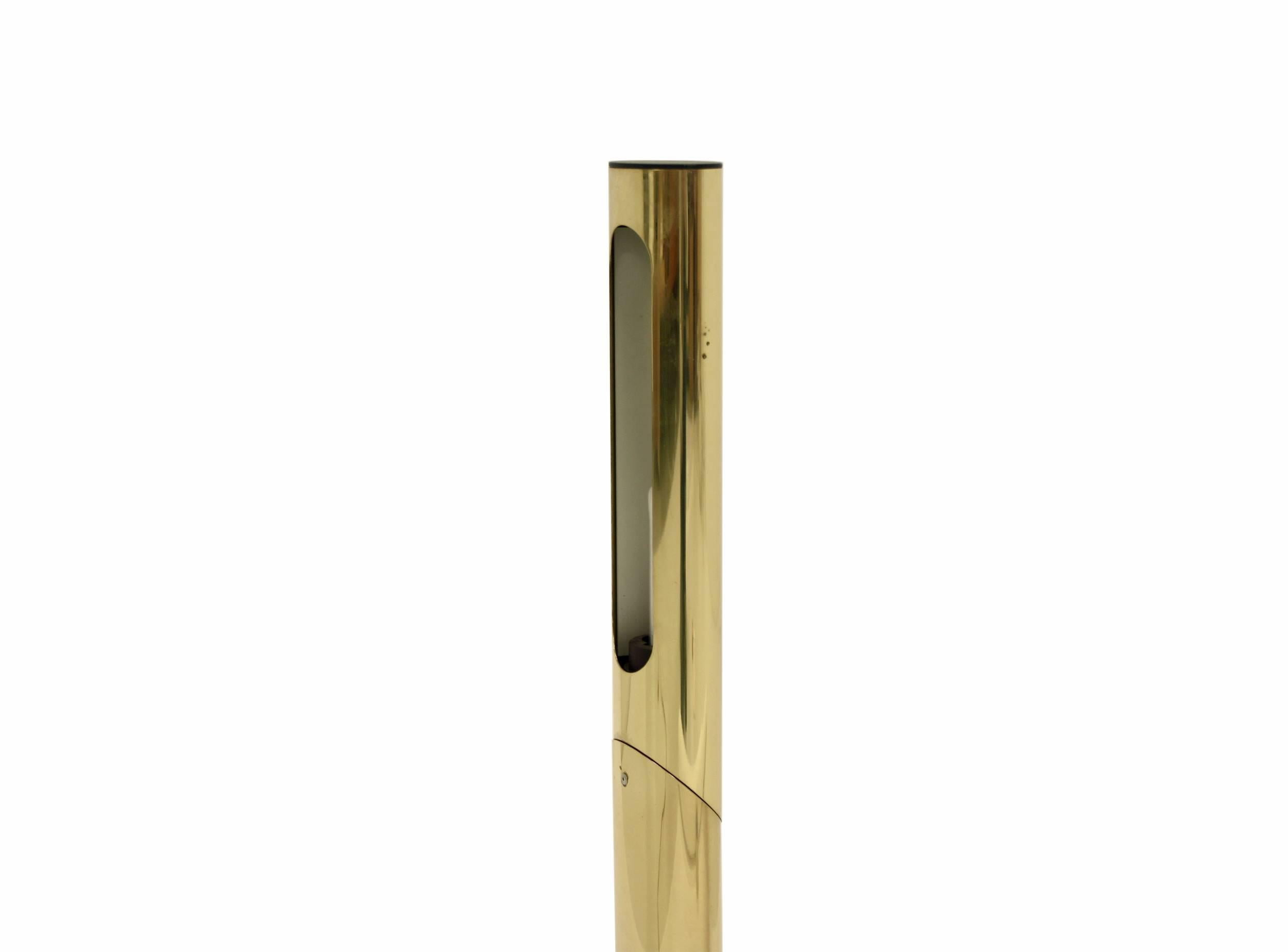 Brass Post-Modern Table Lamp by Jonas Hilde, 1980s For Sale