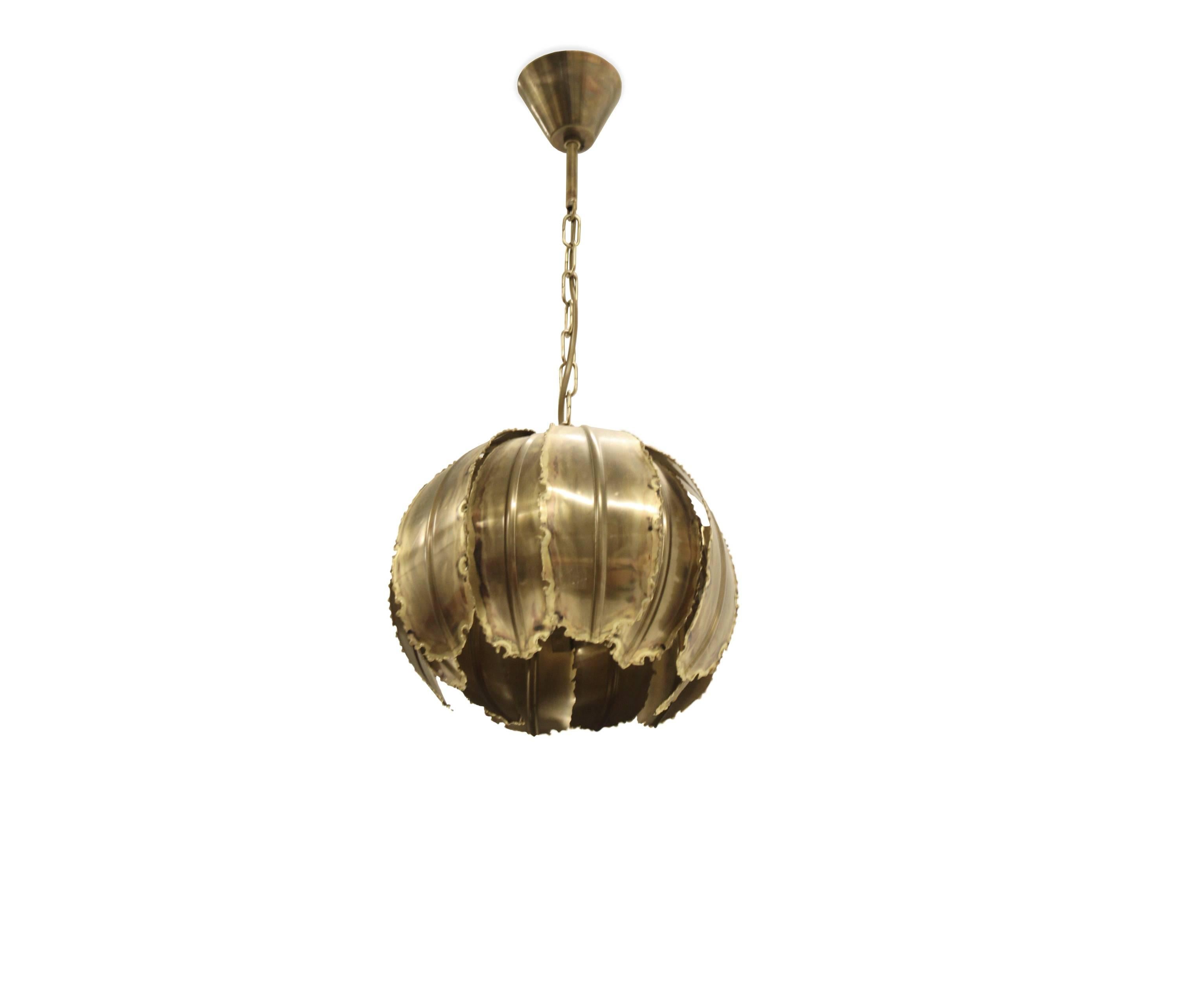 Danish Ceiling Pendant 'Poppy' by Svend Aage Holm Sorensen, 1970s For Sale