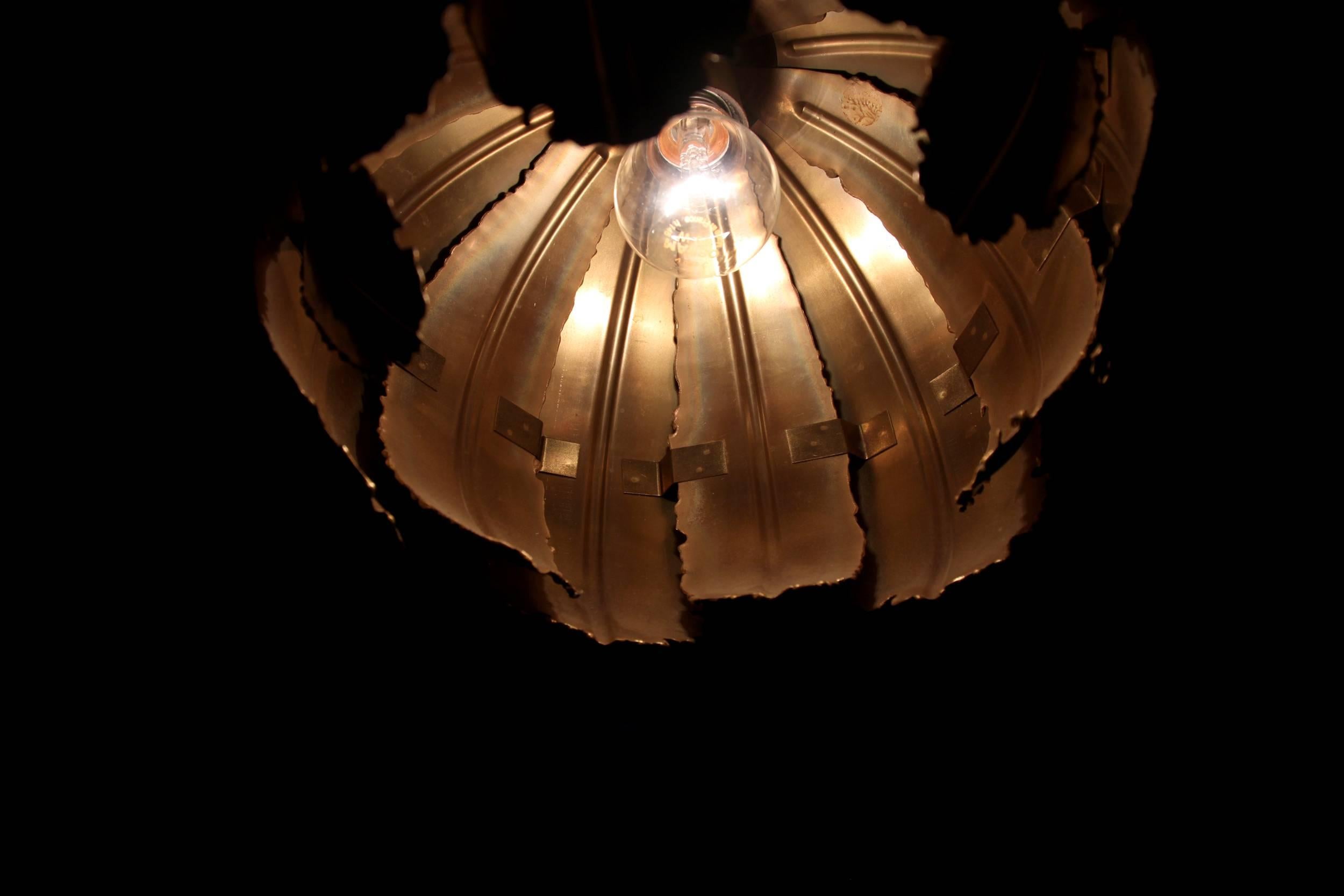 Ceiling Pendant 'Poppy' by Svend Aage Holm Sorensen, 1970s For Sale 3