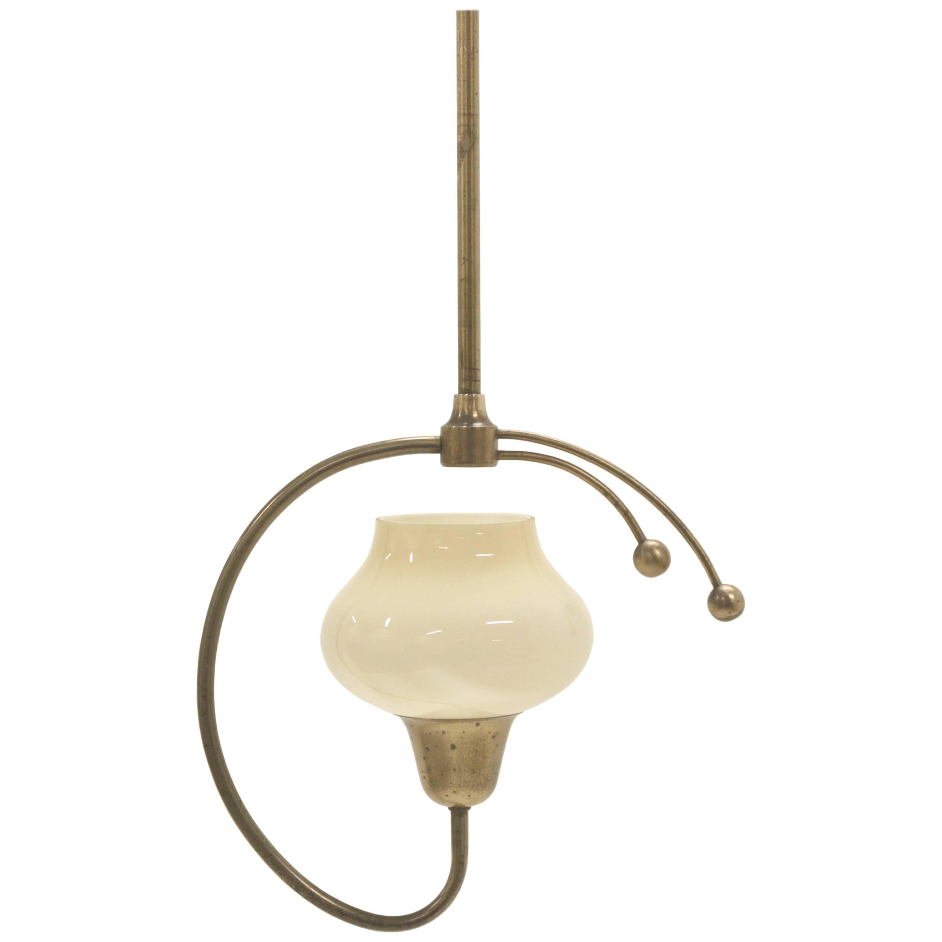 Early Scandinavian Midcentury Ceiling Light, 1930s