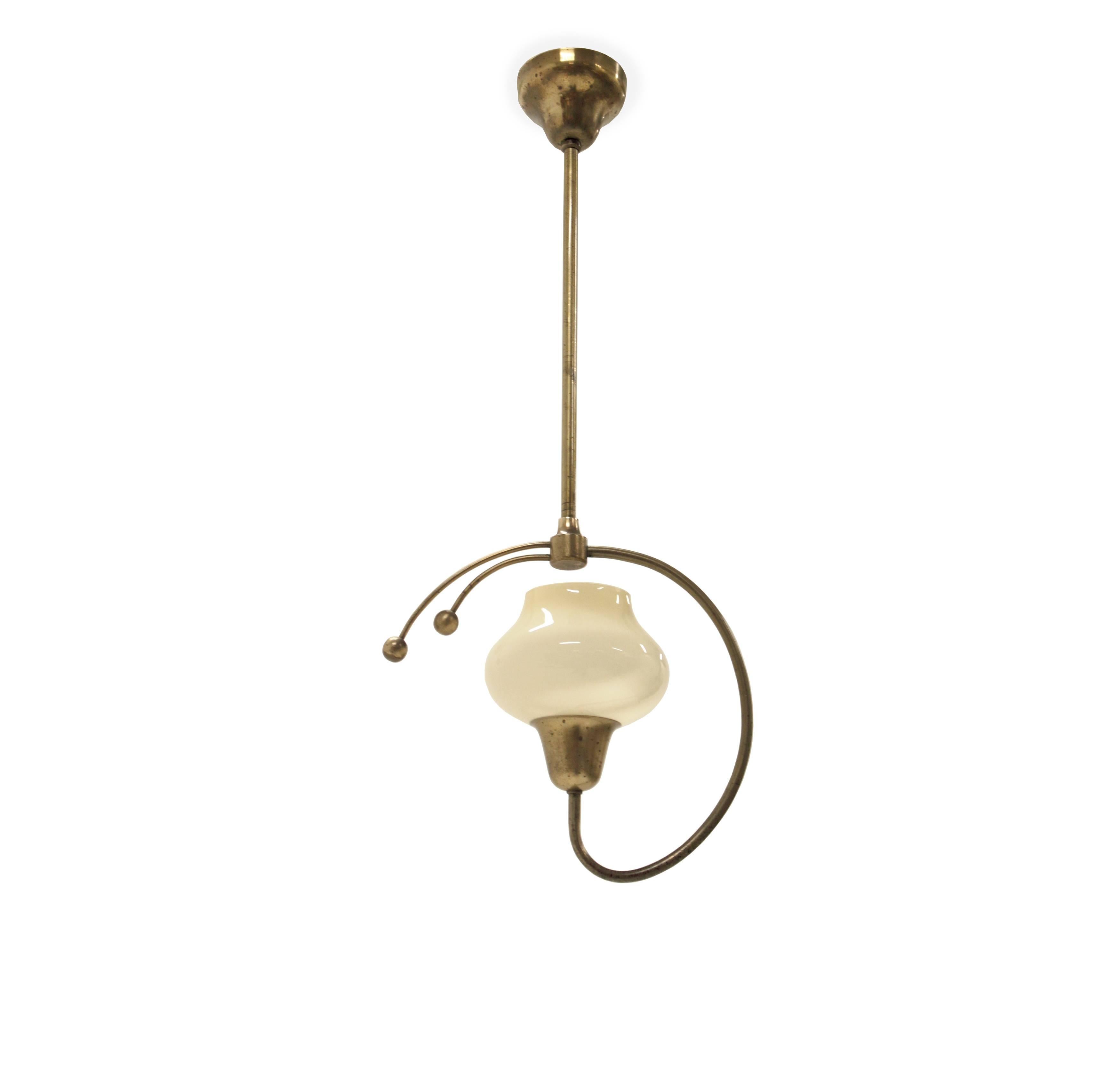 Mid-20th Century Early Scandinavian Midcentury Ceiling Light, 1930s