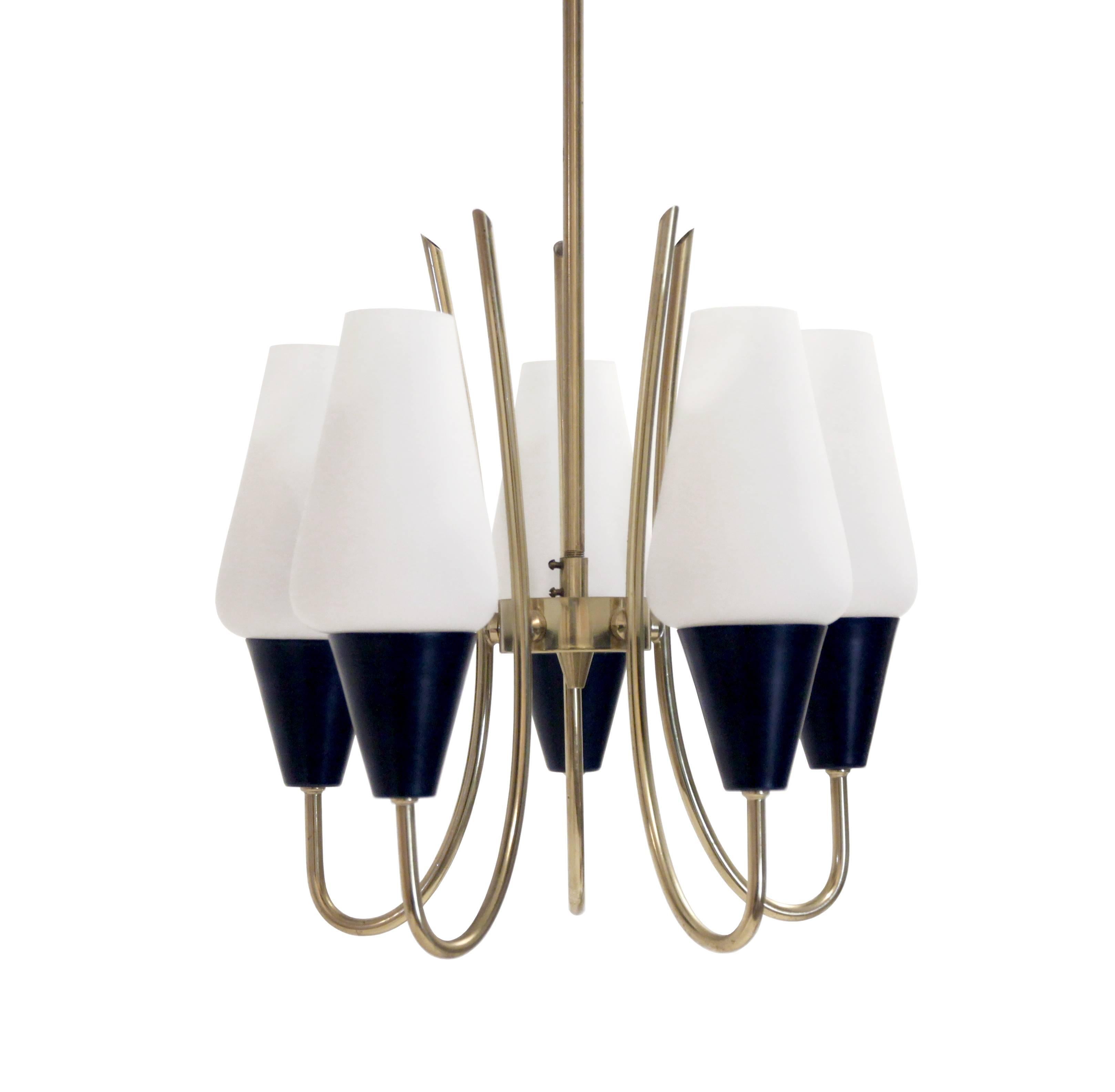 Chandelier by Jonas Hidle, Norway, 1960s For Sale