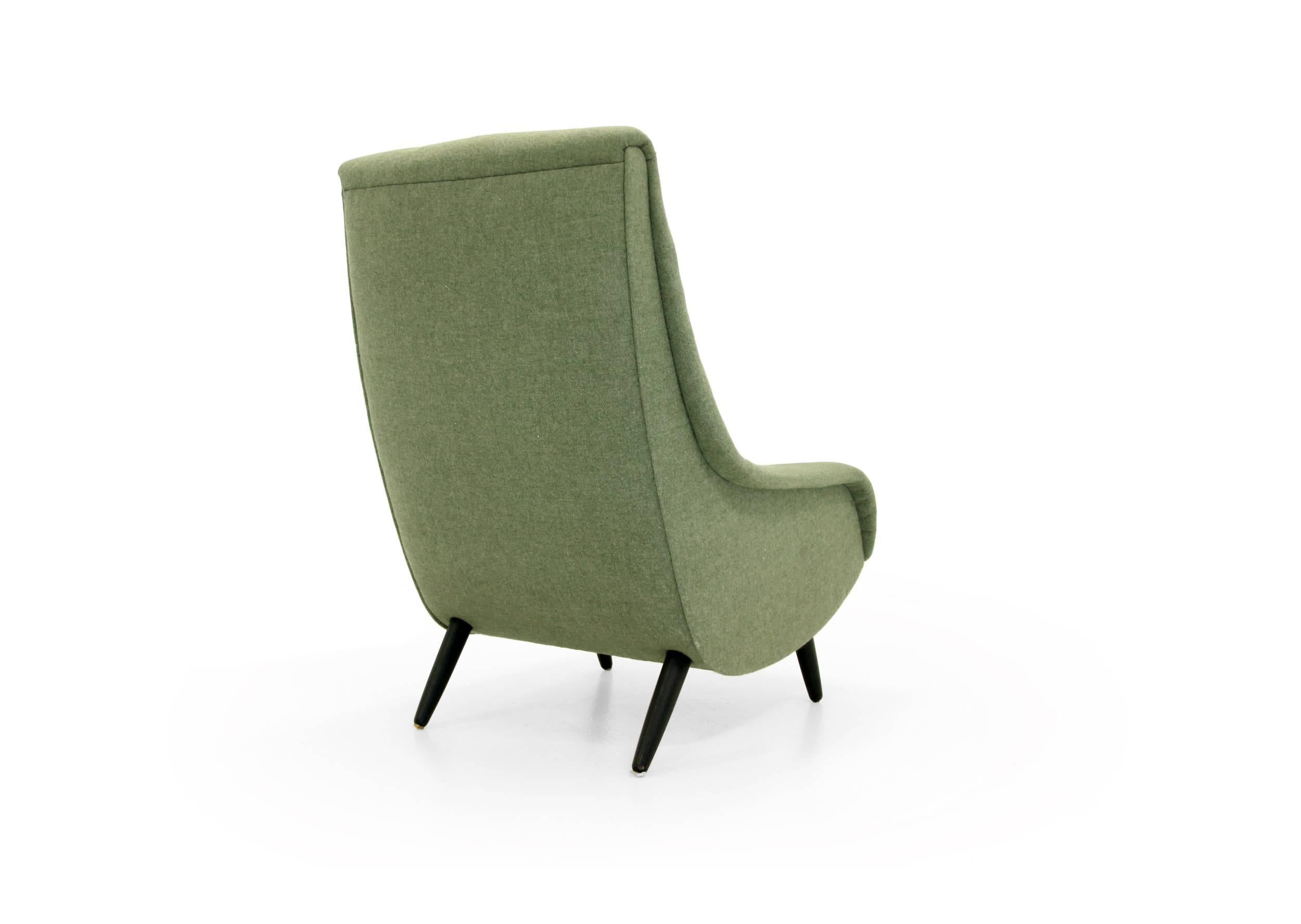 Scandinavian Modern Rare Lounge Chair by Bengt Ruda